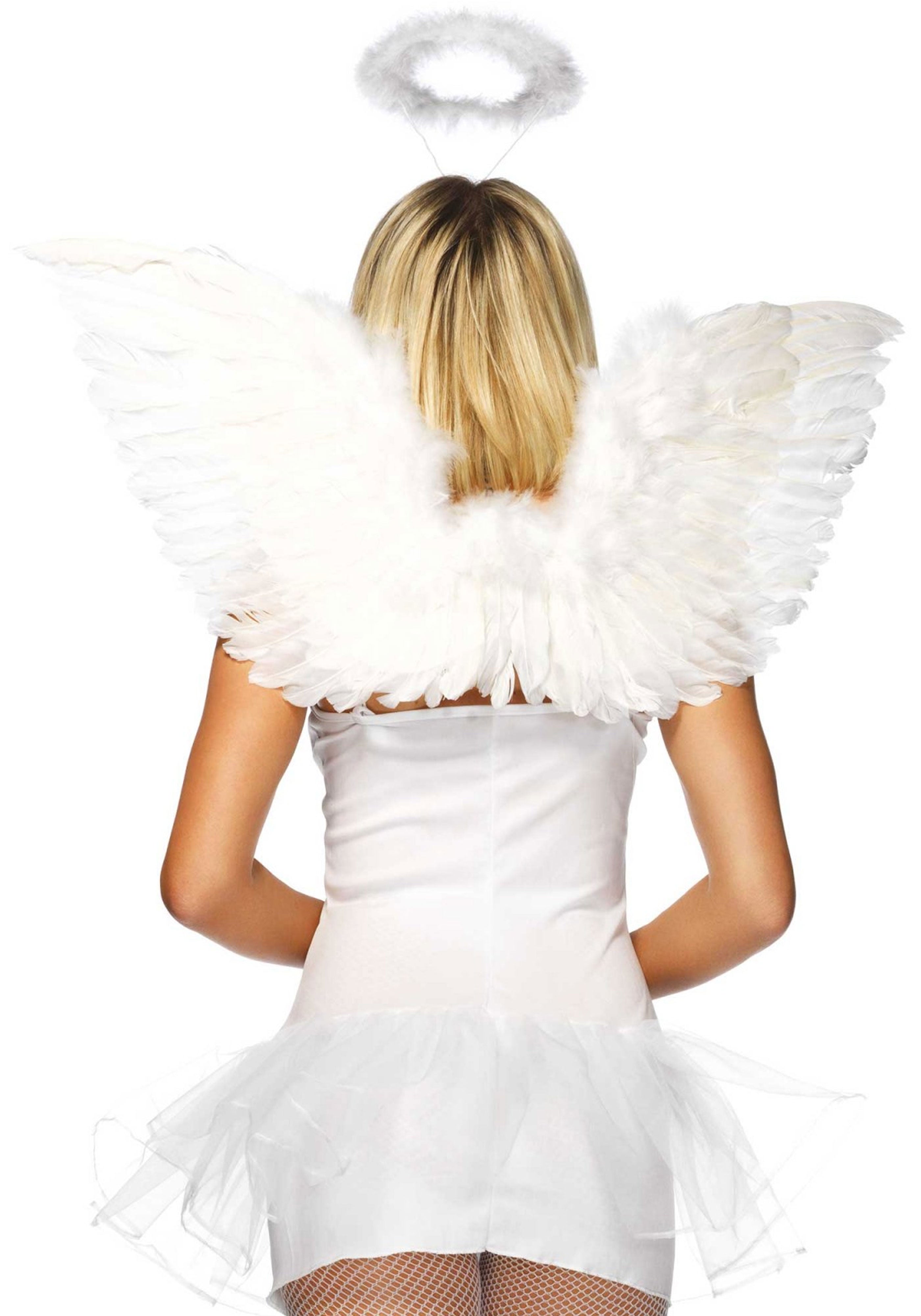 Feather Angel Wings & Halo Accessory Kit