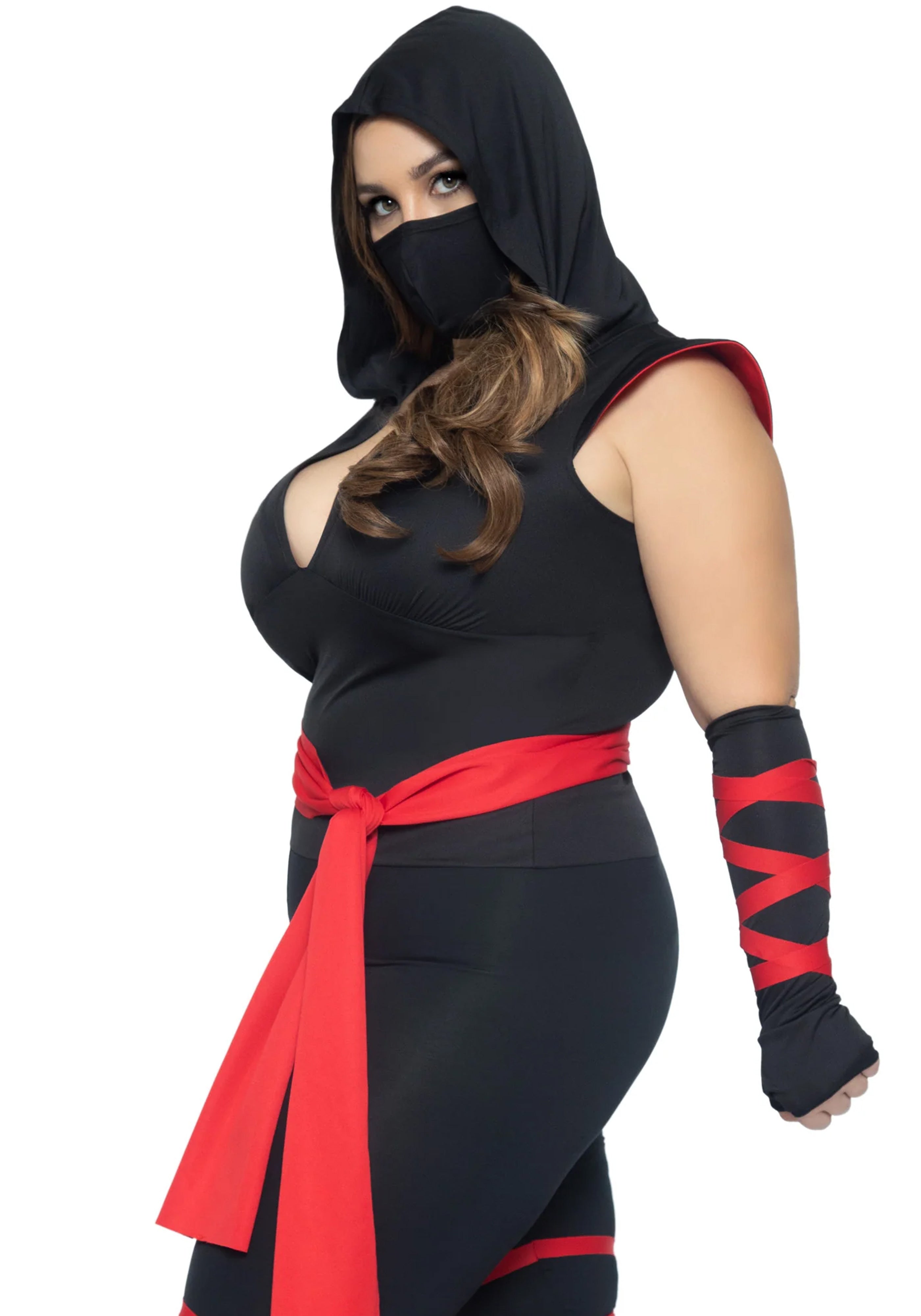Deadly Ninja Grote Maat Kostuum