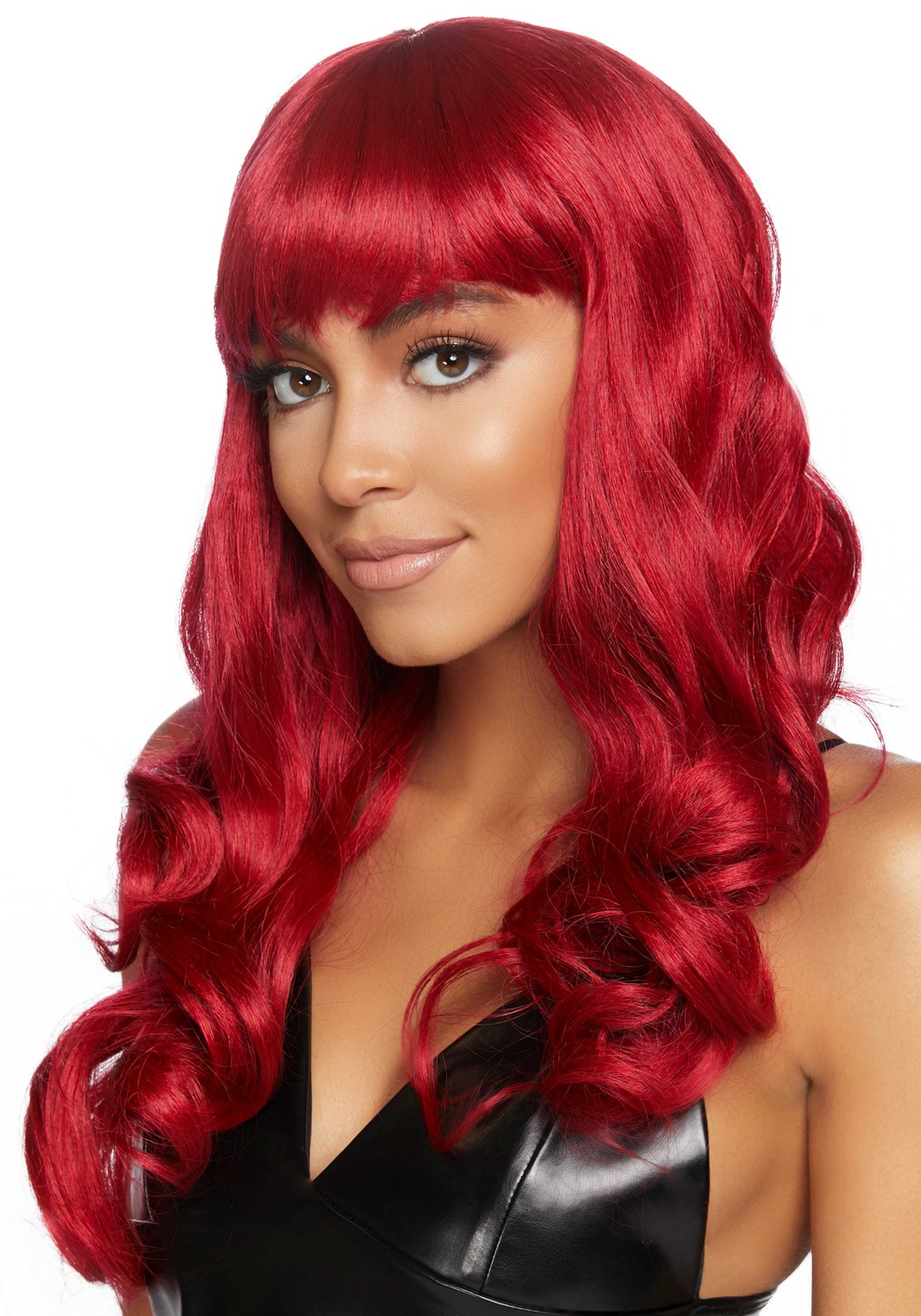 Wavy Wig with Bangs