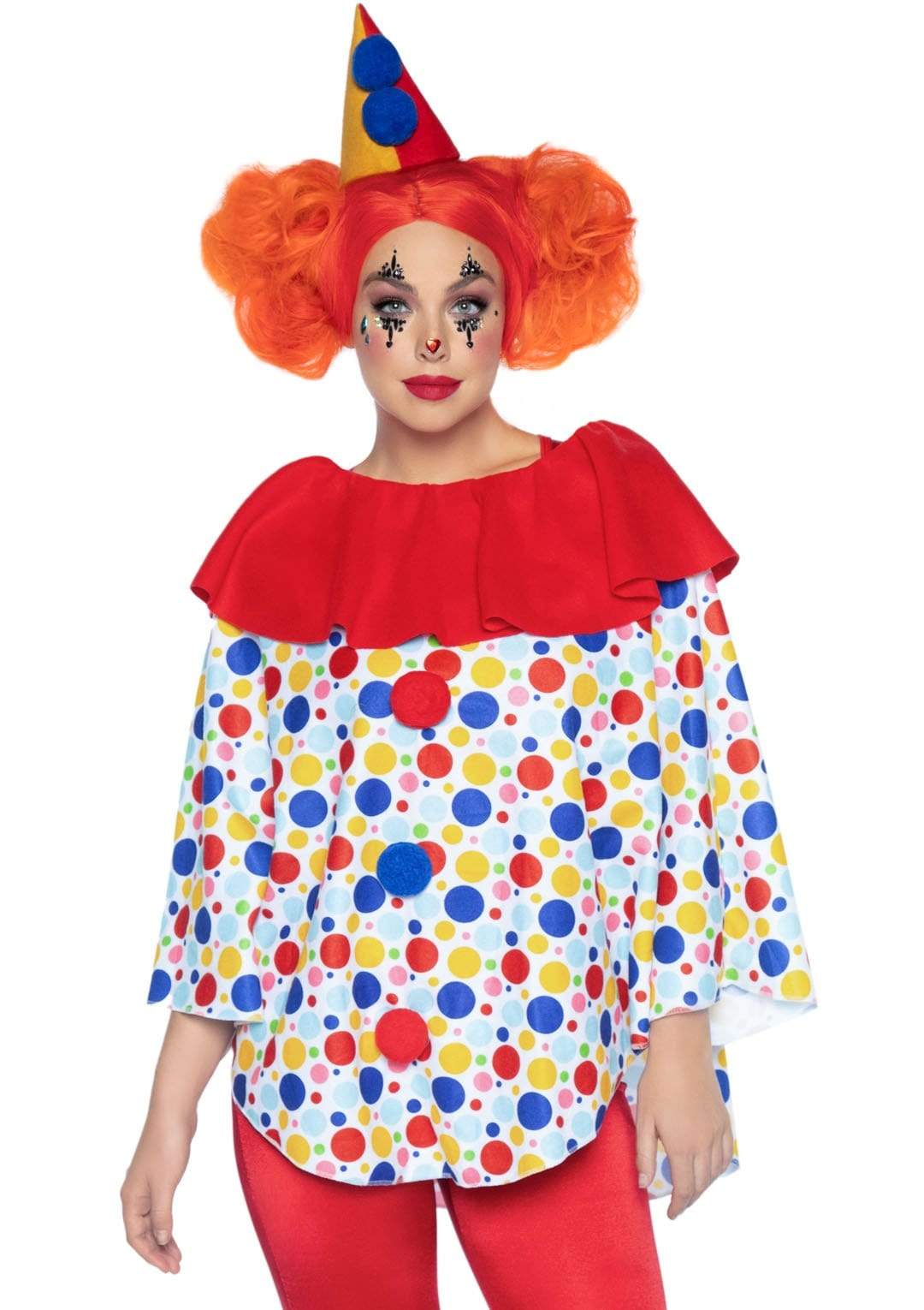 Clown Poncho And Hat