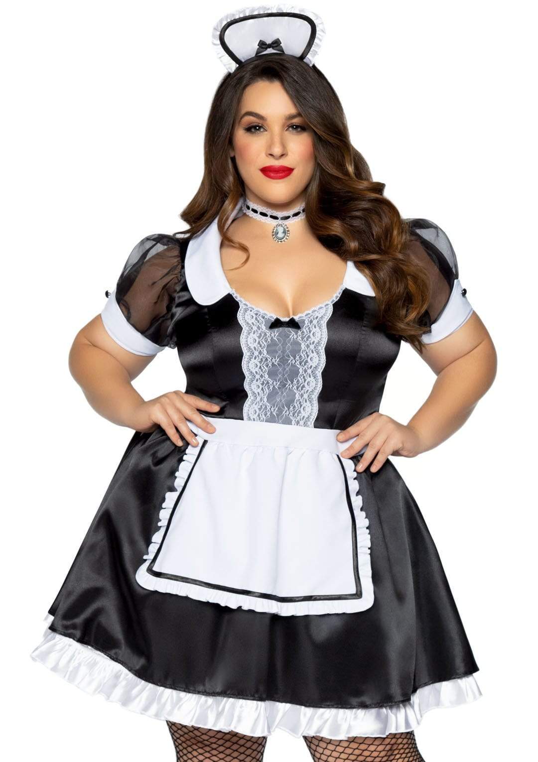 Plus Size Classic French Maid Costume