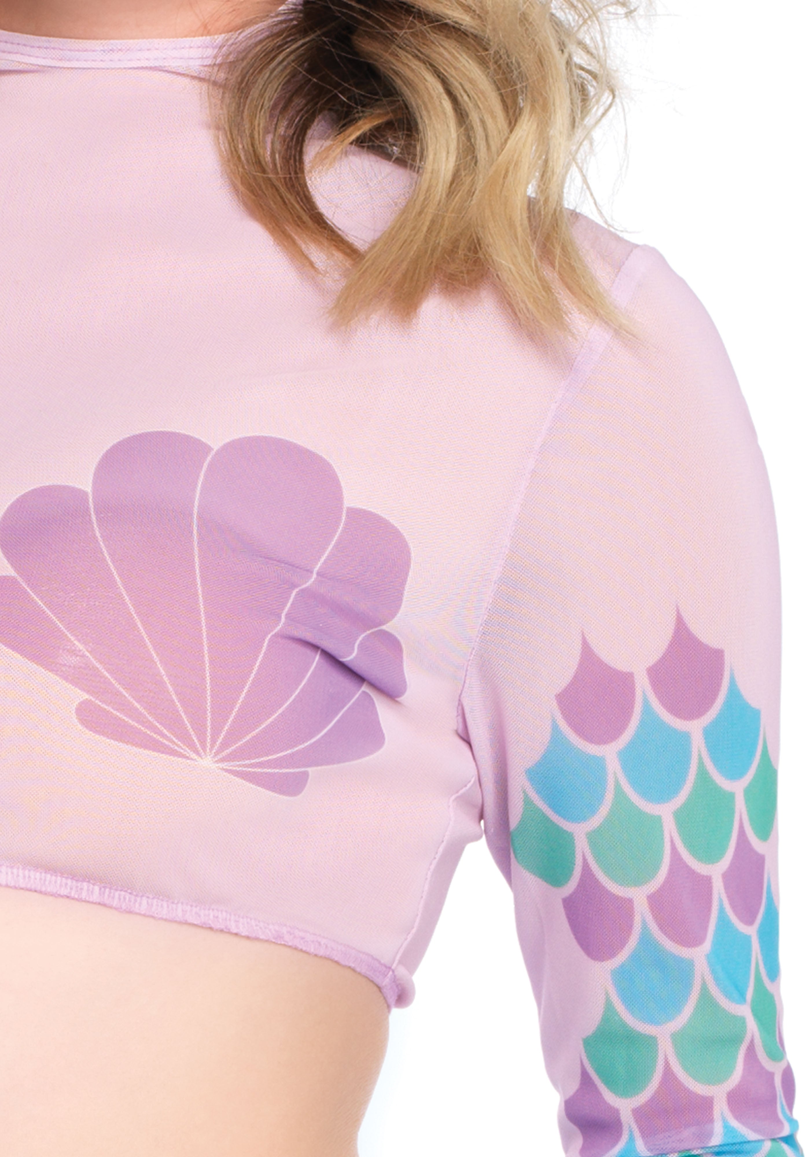 Mermaid Mesh Crop Top