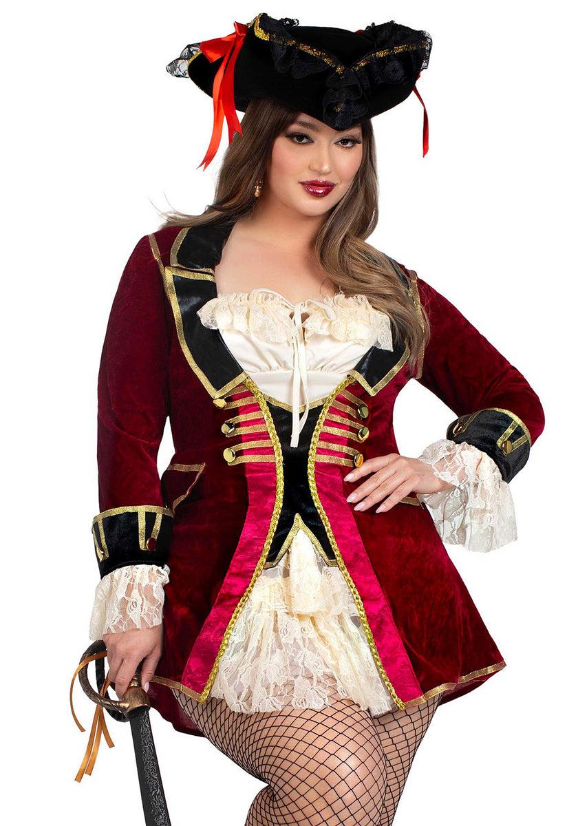 Plus Captivating Pirate Captain Dress – legavenue.eu