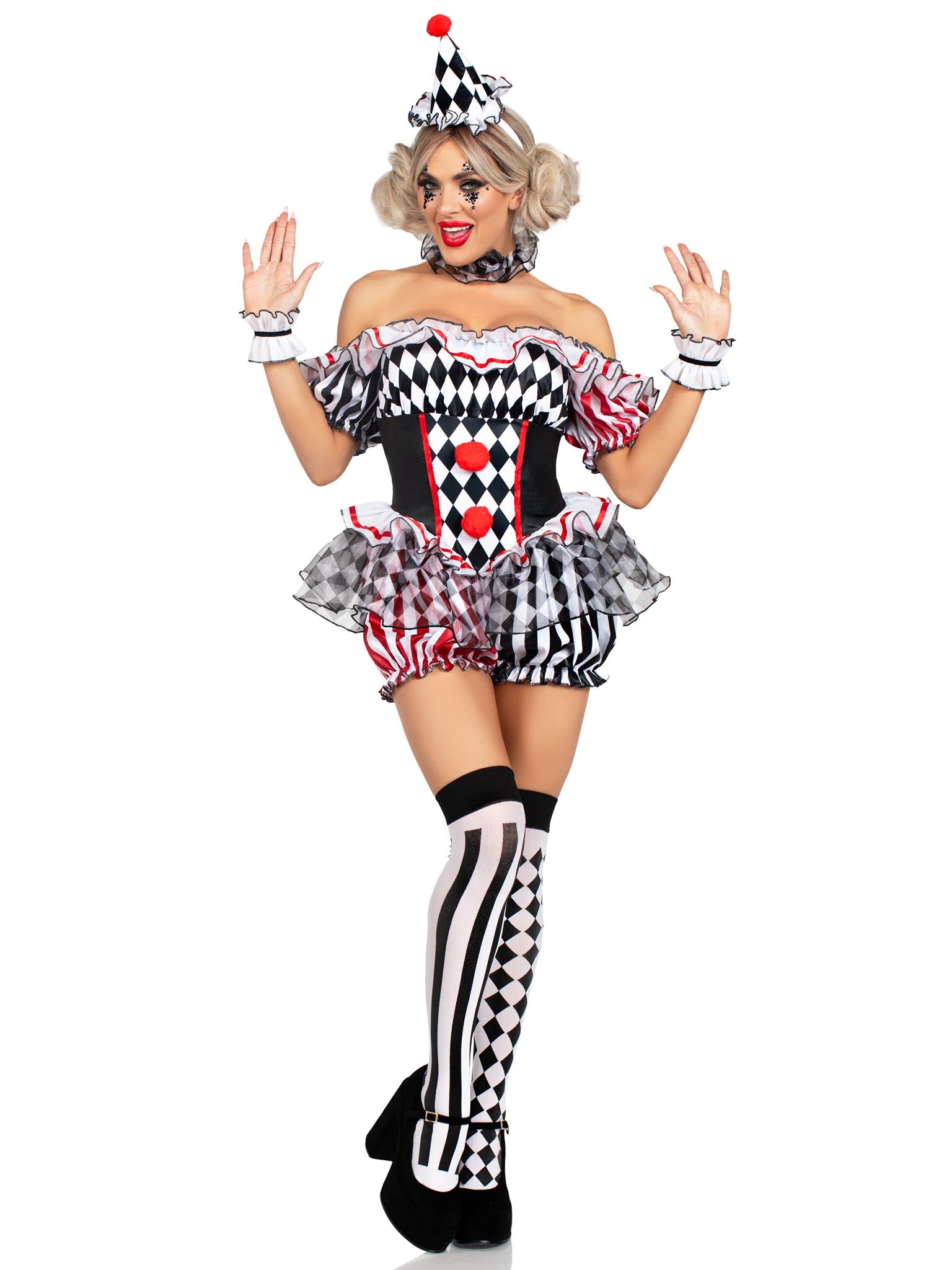 Darling Harlequin Romper