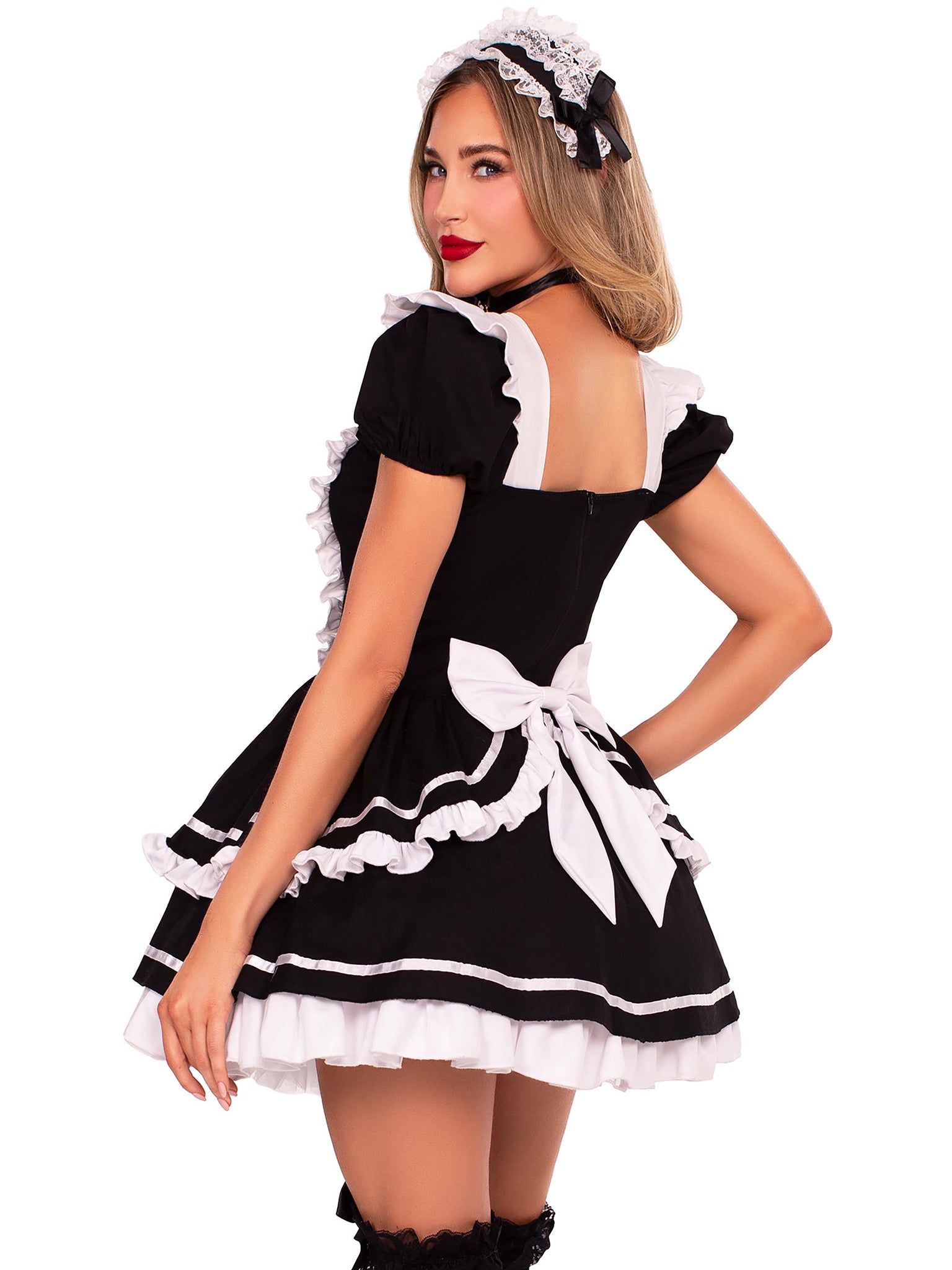 Maid to Flirt Ruffle Trimmed Dress