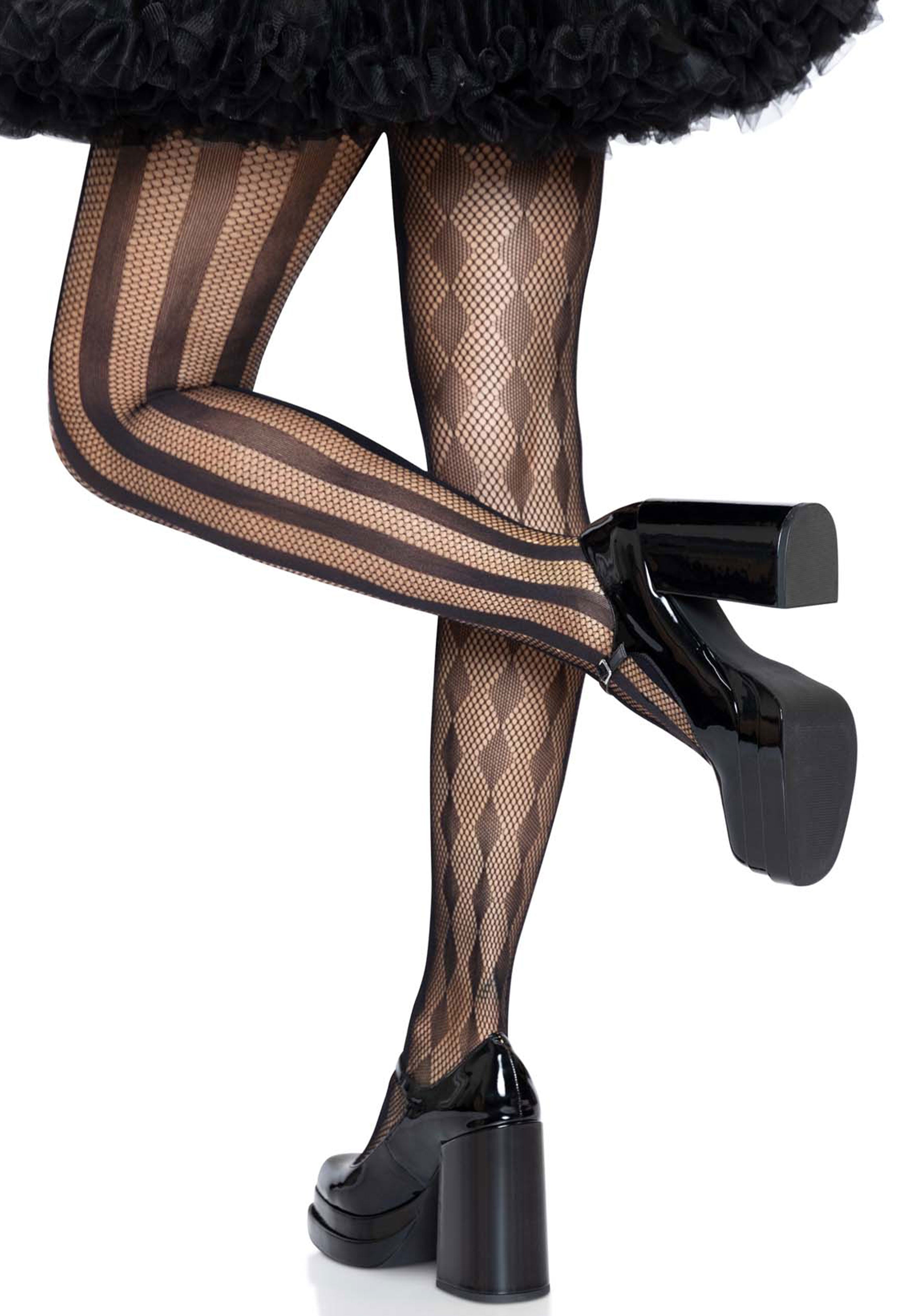 Harlequin Net Tights