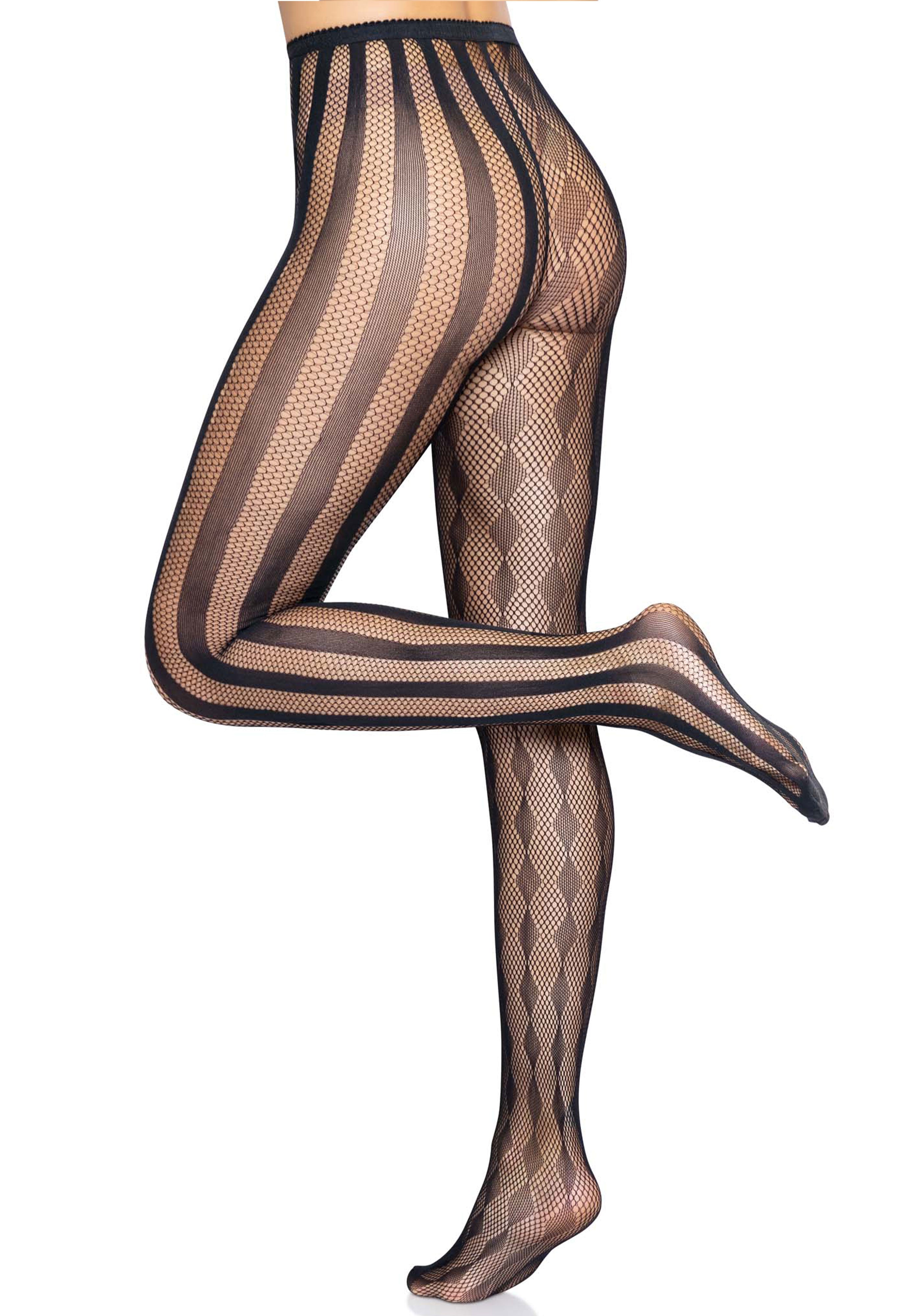 Harlequin Net Tights