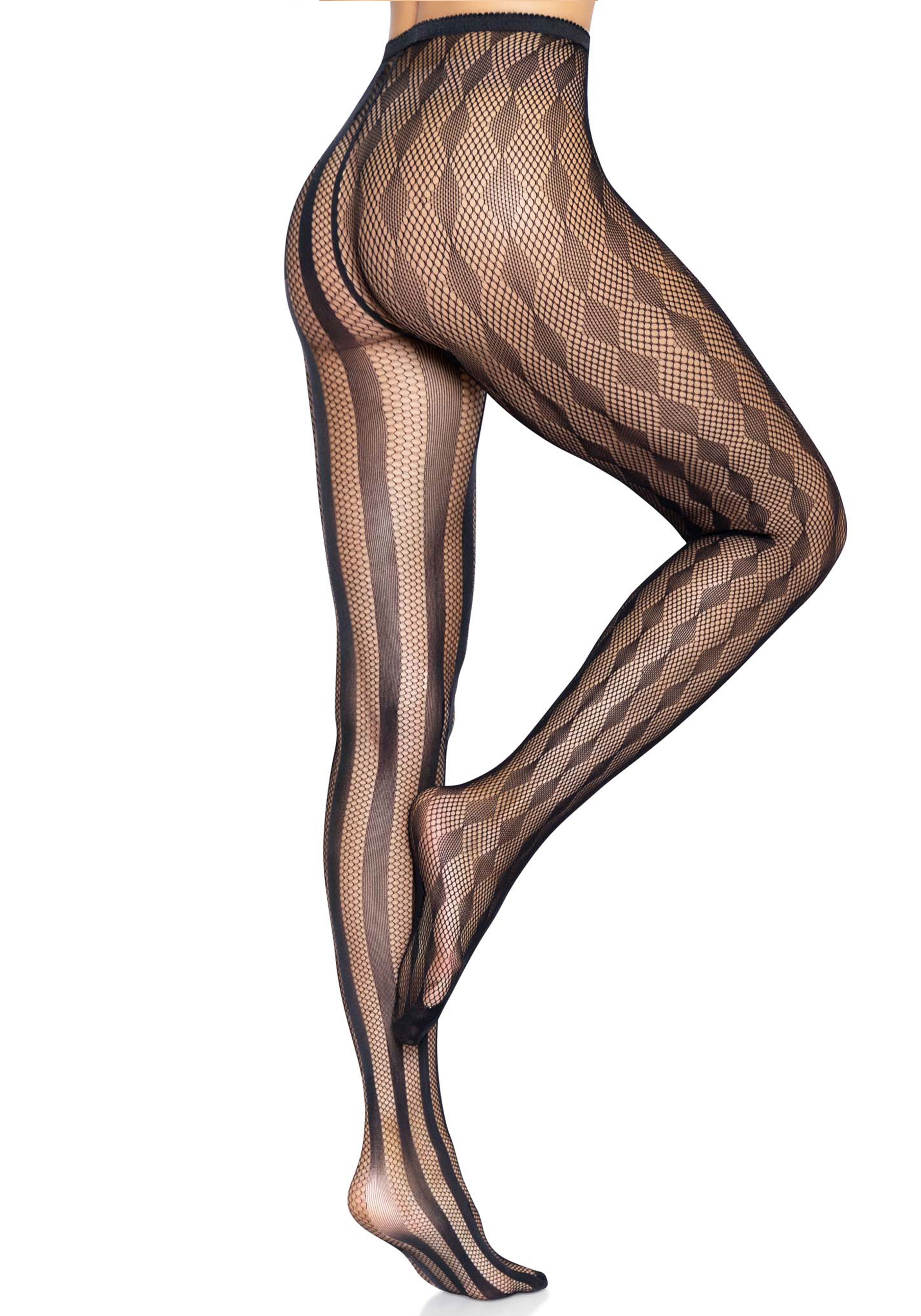 Harlequin Net Tights