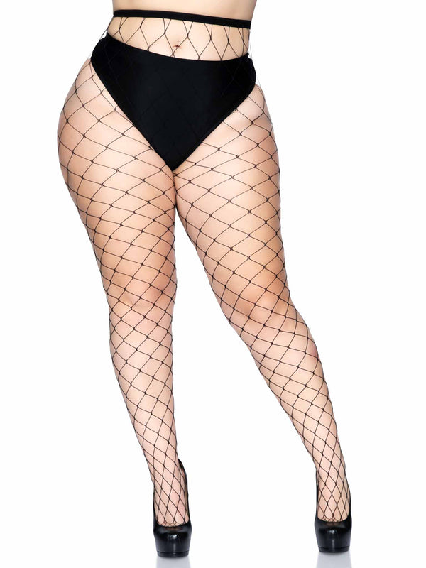 Plus Fence Net Pantyhose