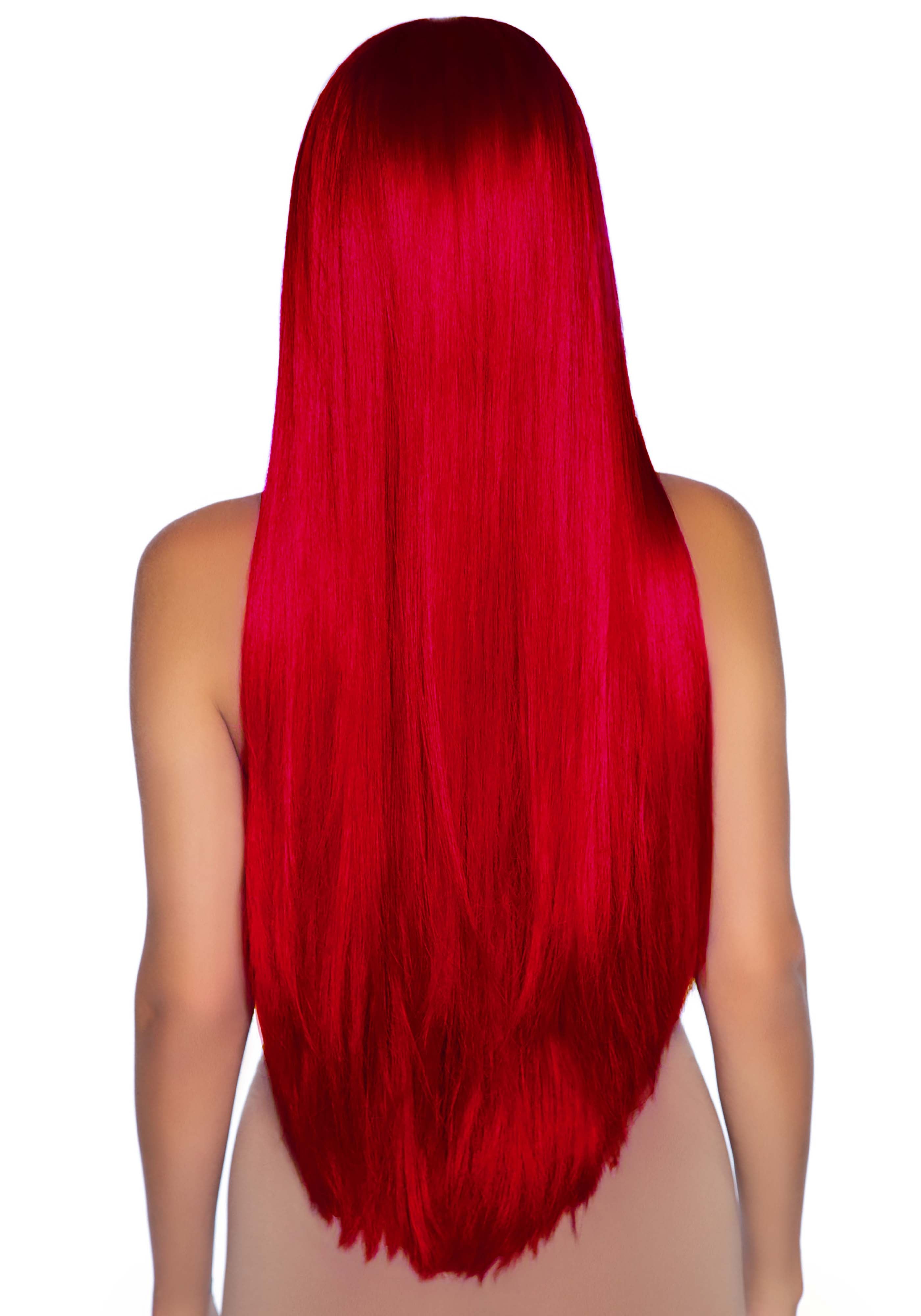 Long Straight Center Part Wig