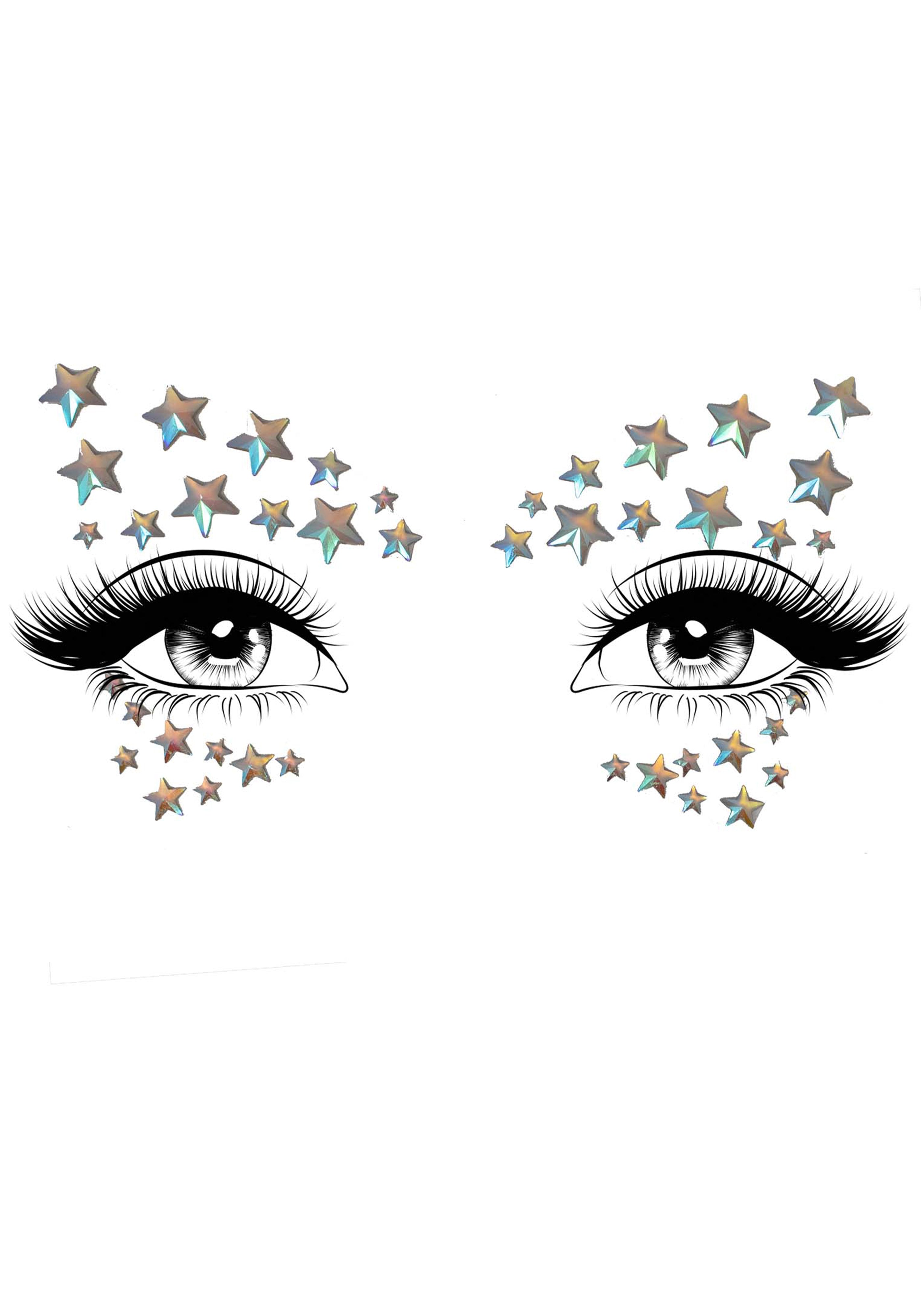 Celeste Glow In The Dark Face Jewels