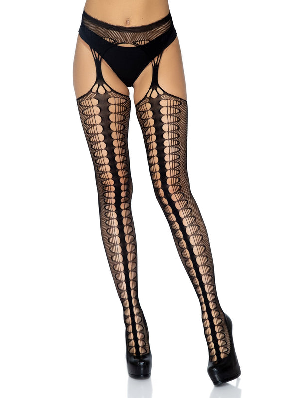 Ally Garter Belt Net Stockings