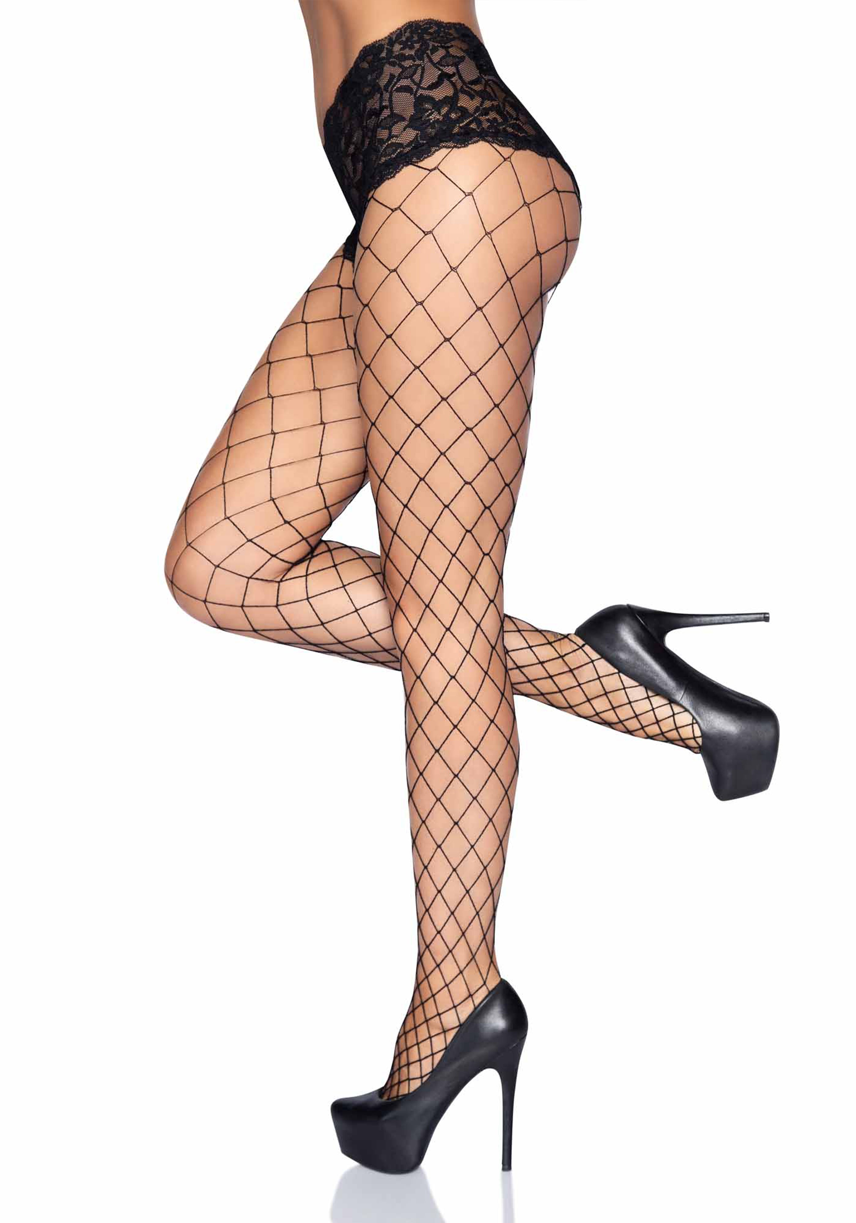 Leg Avenue 1278 Fencenet Diamond Pantyhose