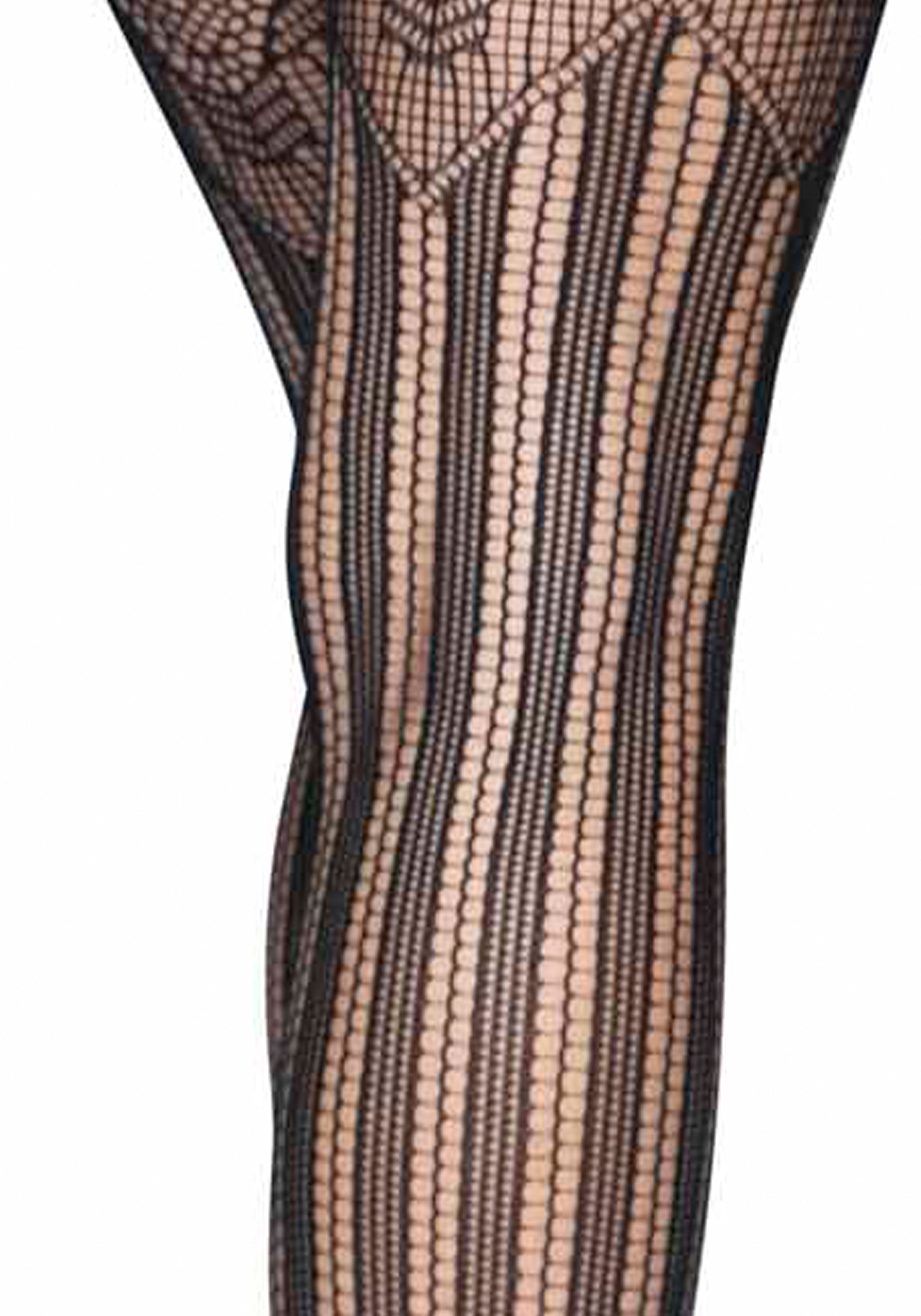 Leg Avenue 1955 Net garter belt stockings