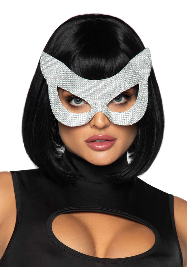 Leg Avenue 2765 Faux rhinestone cat mask