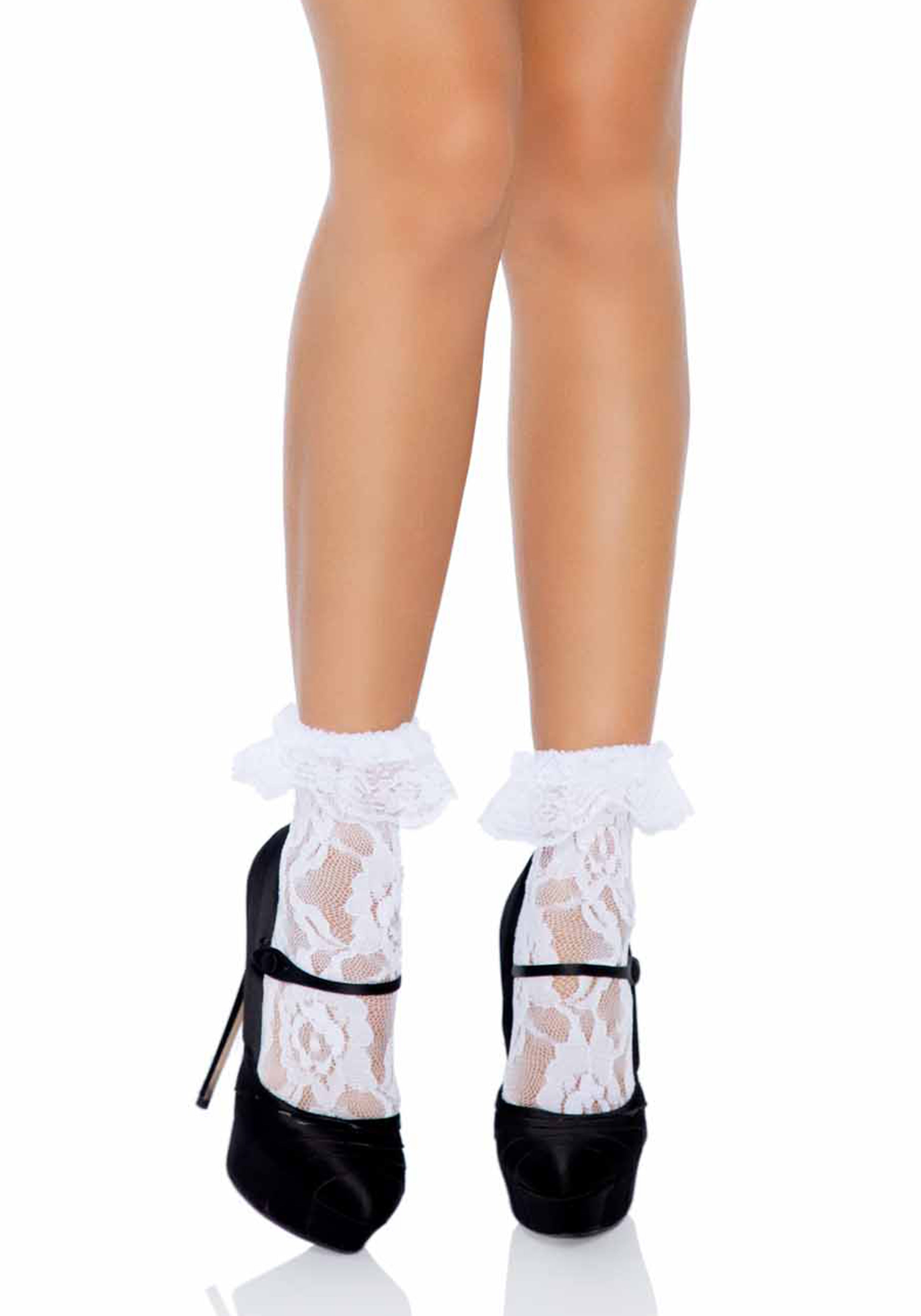 Leg Avenue 3030 Lace Anklet With Ruffle