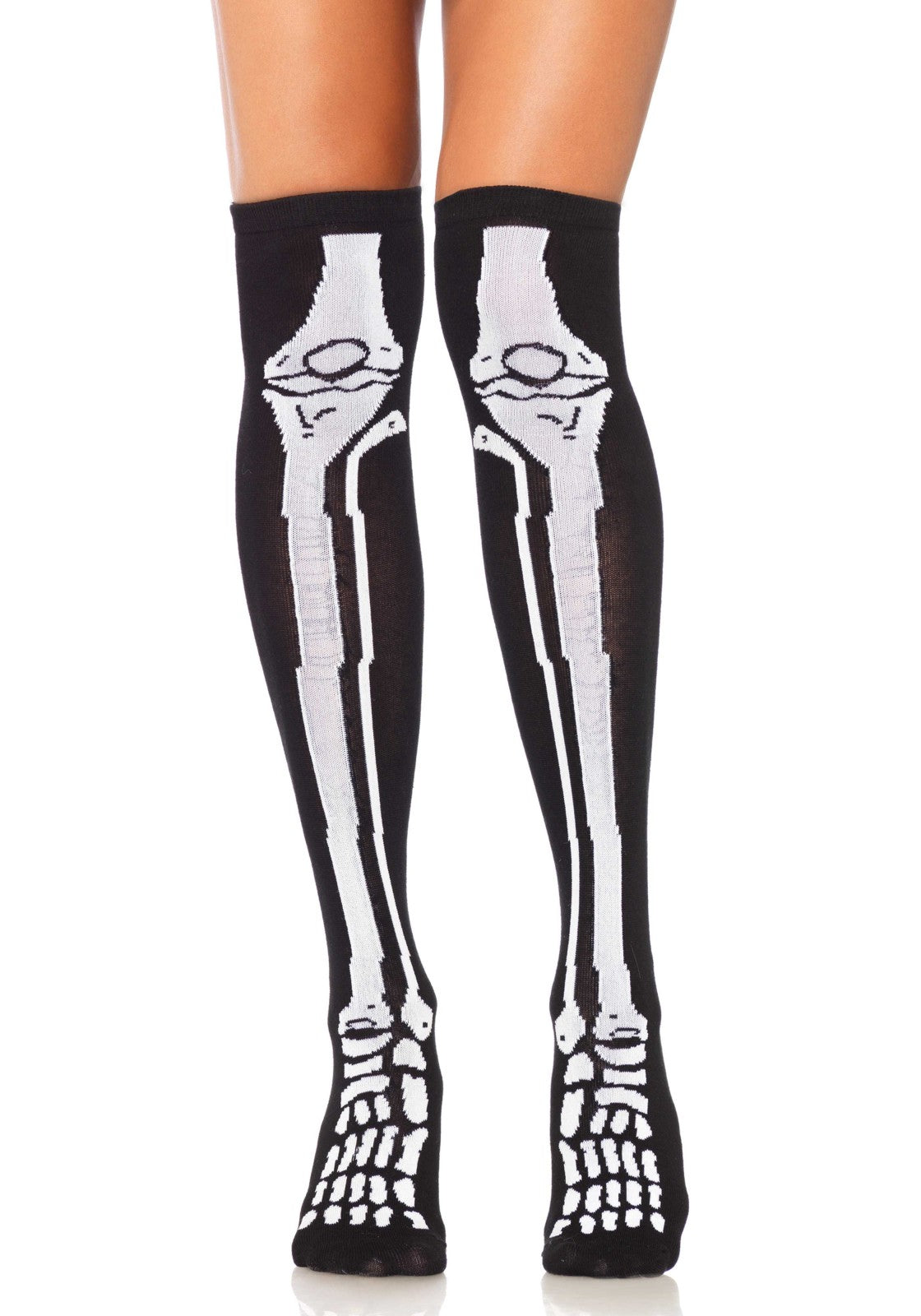 Leg Avenue 5596 Skeleton Over The Knee Socks