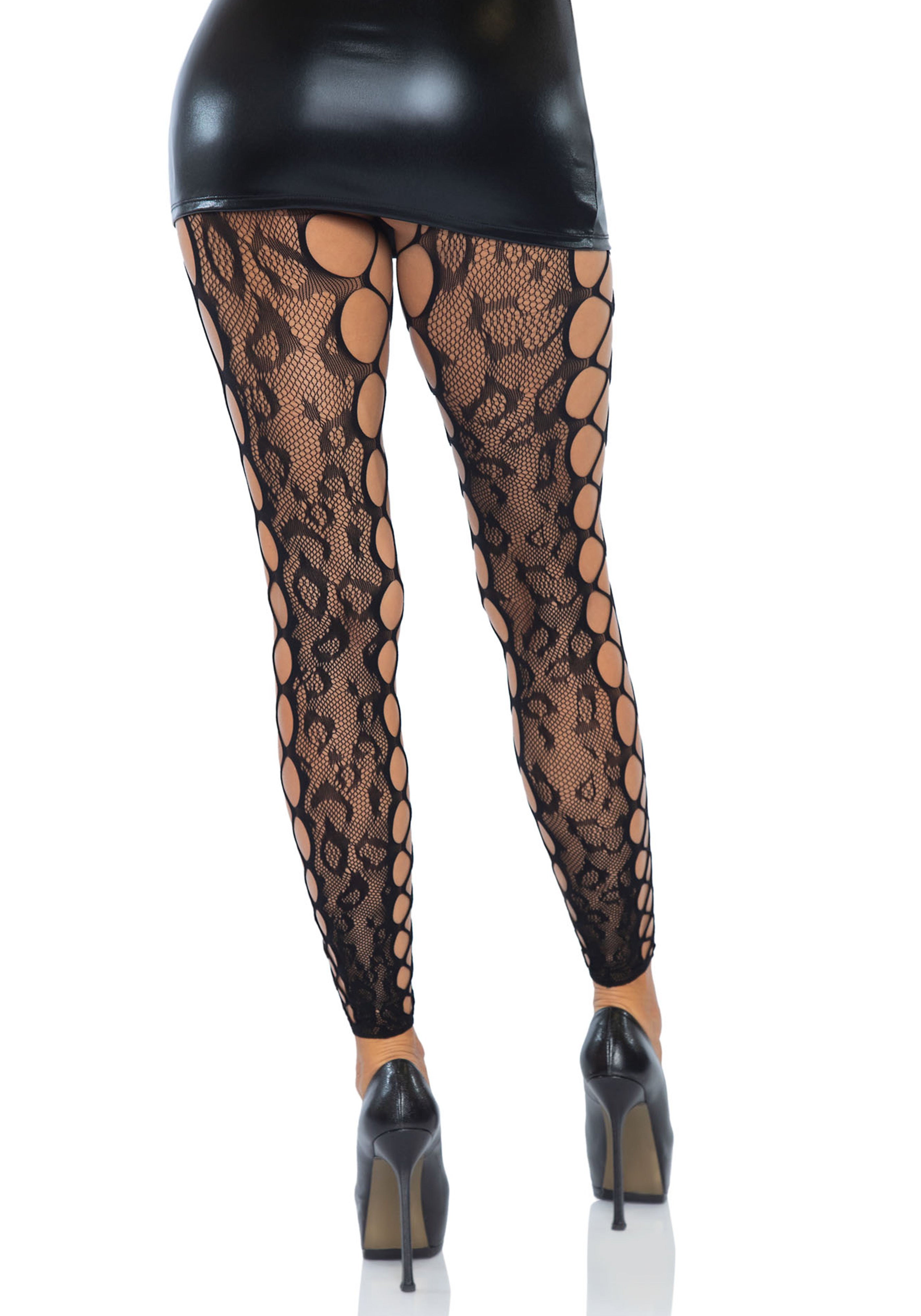 Leg Avenue 7812 Footless crotchless tights