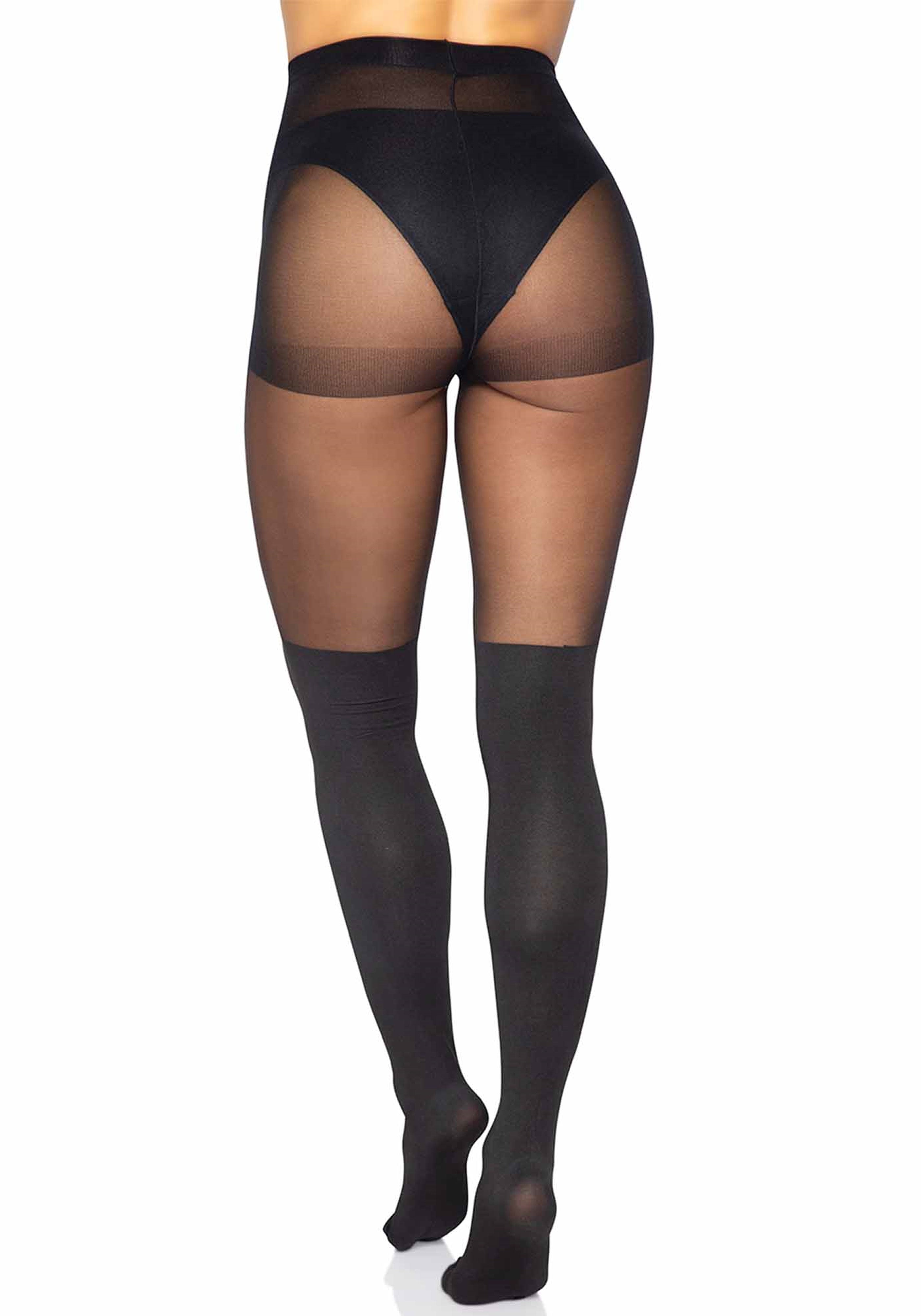 Leg Avenue 7903 Opaque Cross Pantyhose