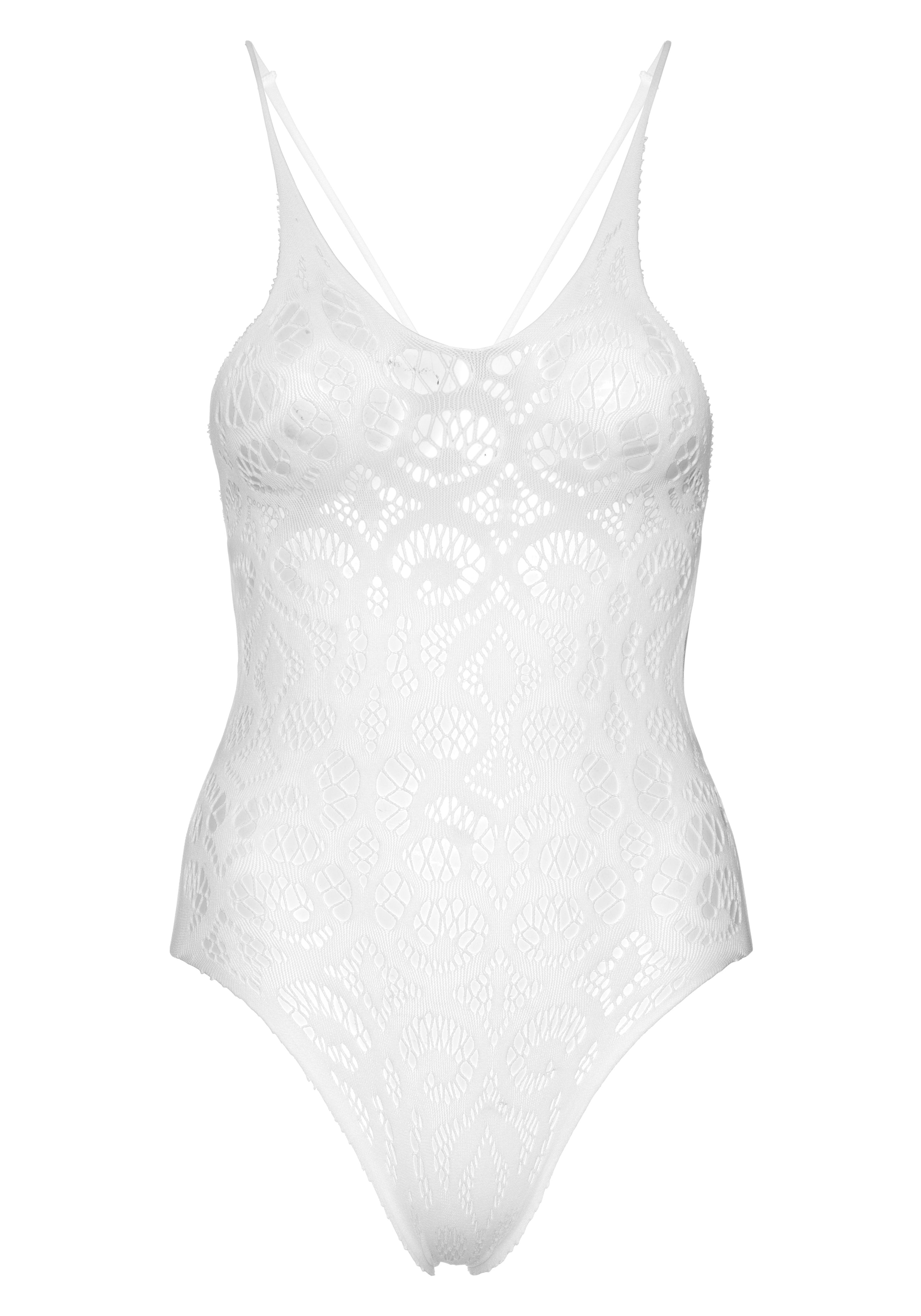 Leg Avenue 81643 Seamless scroll lace bodysuit