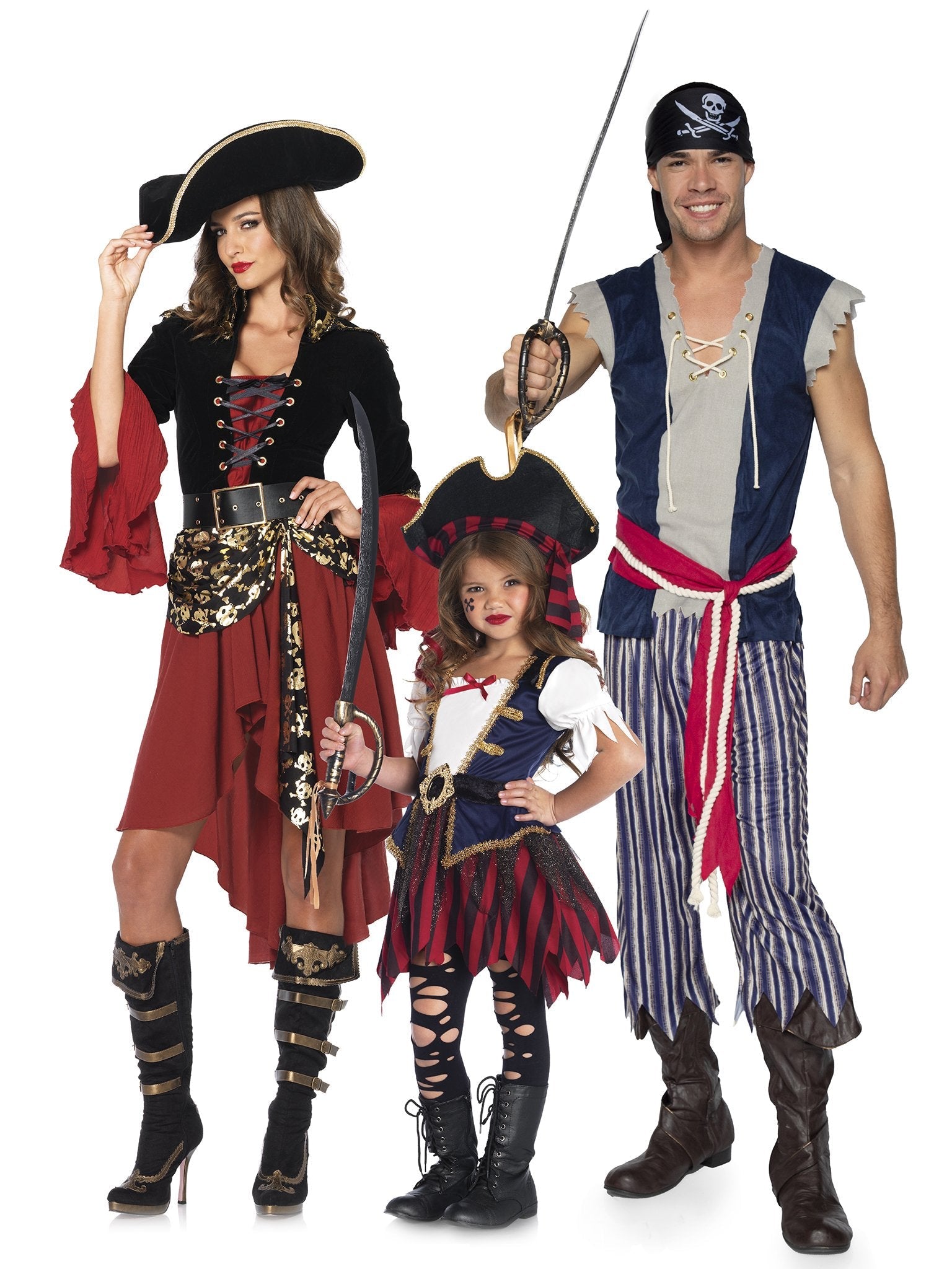 Karibisches Piraten kostüm für Mädchen