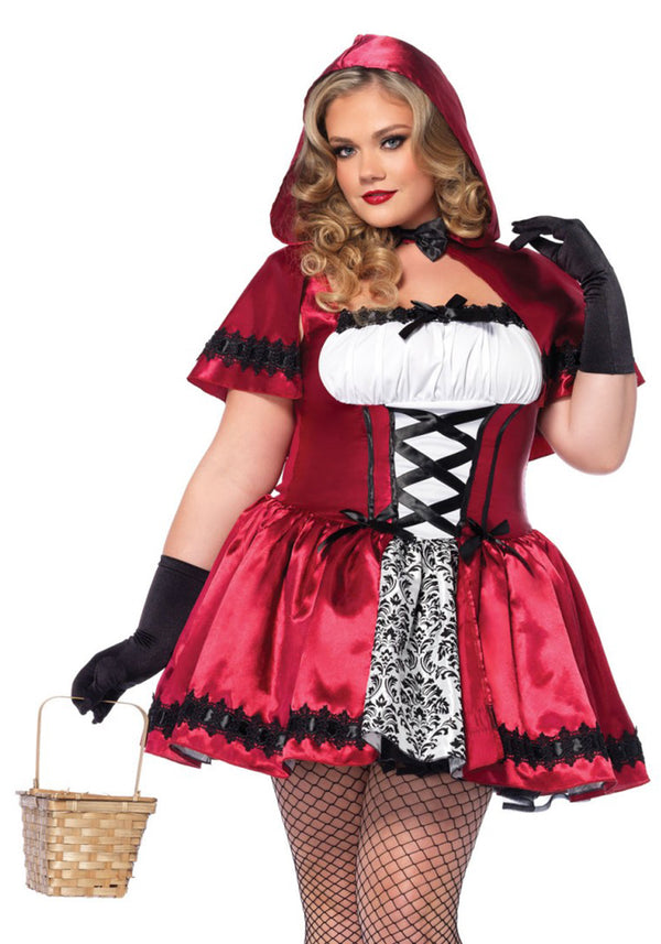 Leg Avenue 85230X Gothic Red Riding Hood Plus Size