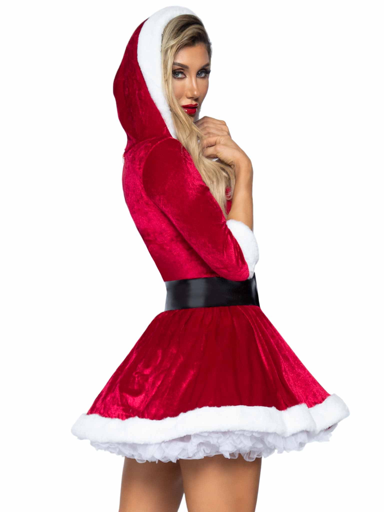 Mrs. Claus Hooded Dress
