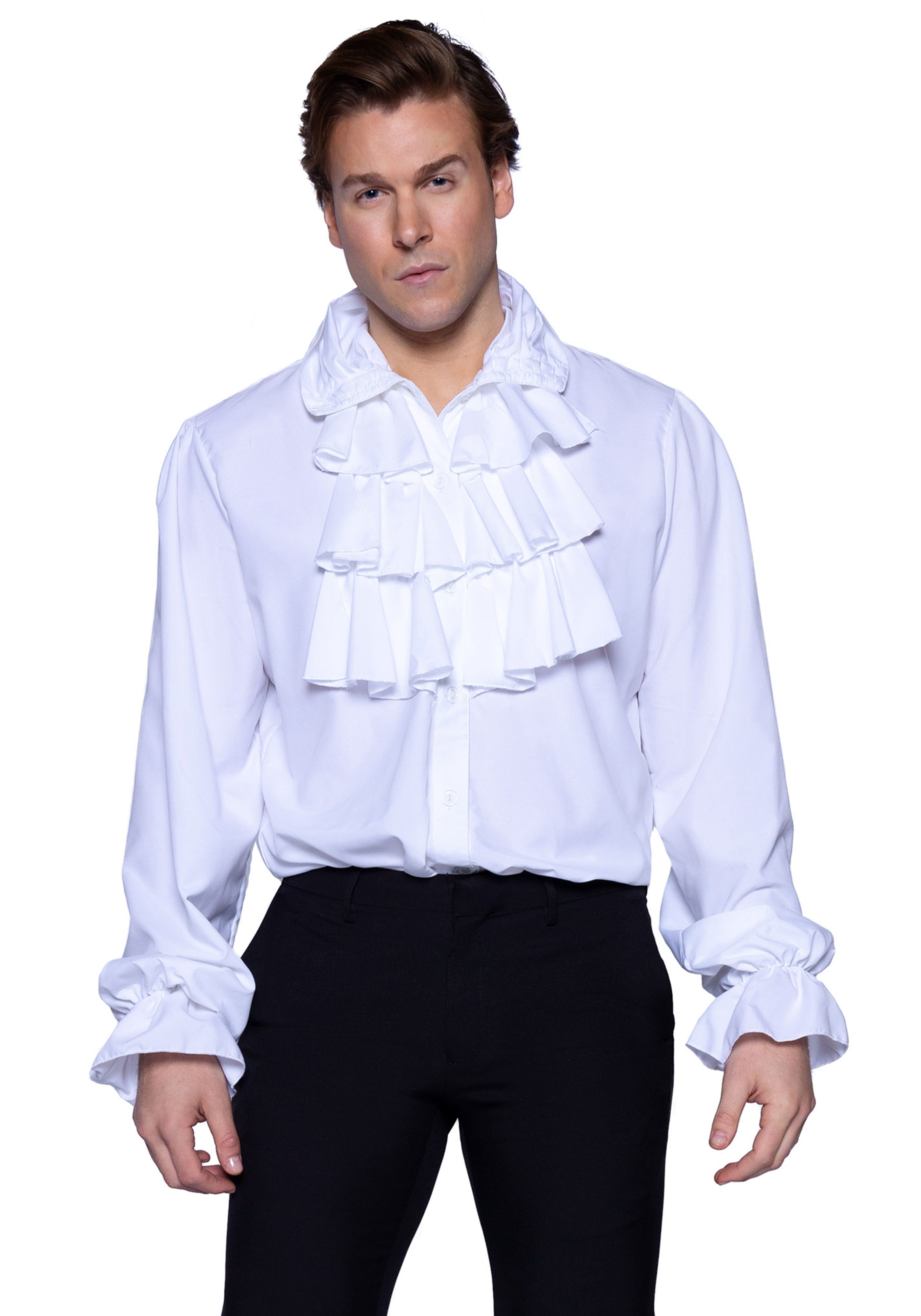 Leg Avenue 86688 Ruffle front shirt