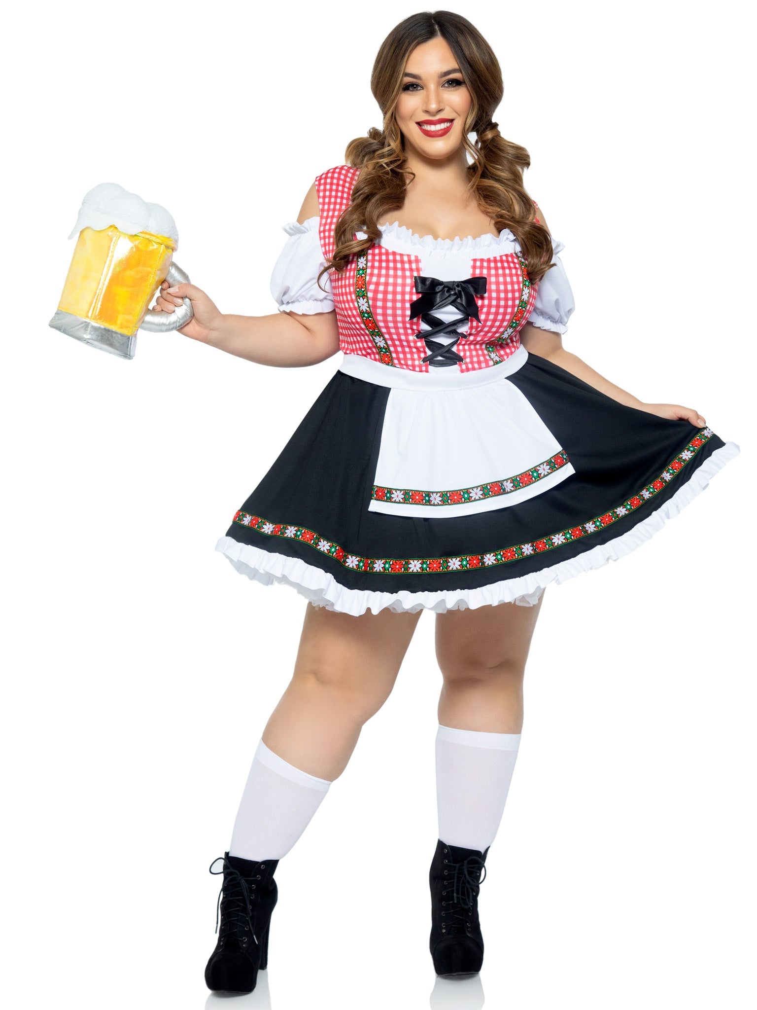 Plus Bier Garten Babe Oktoberfest Kostüm