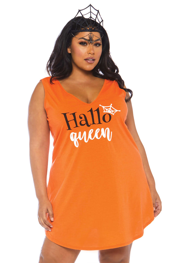 Plus Halloqueen Jersey Dress