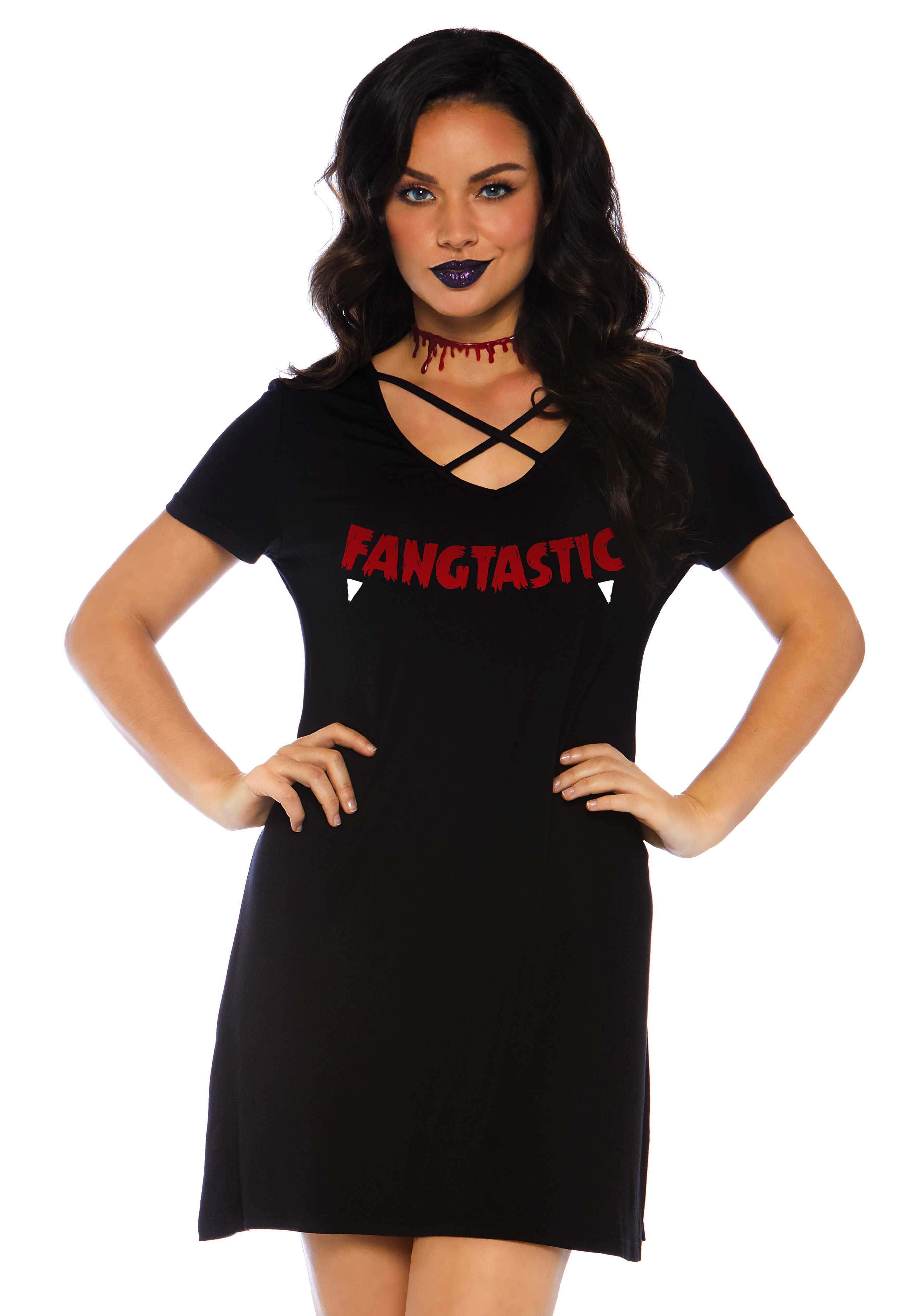 Leg Avenue 86769 Fangtastic jersey dress