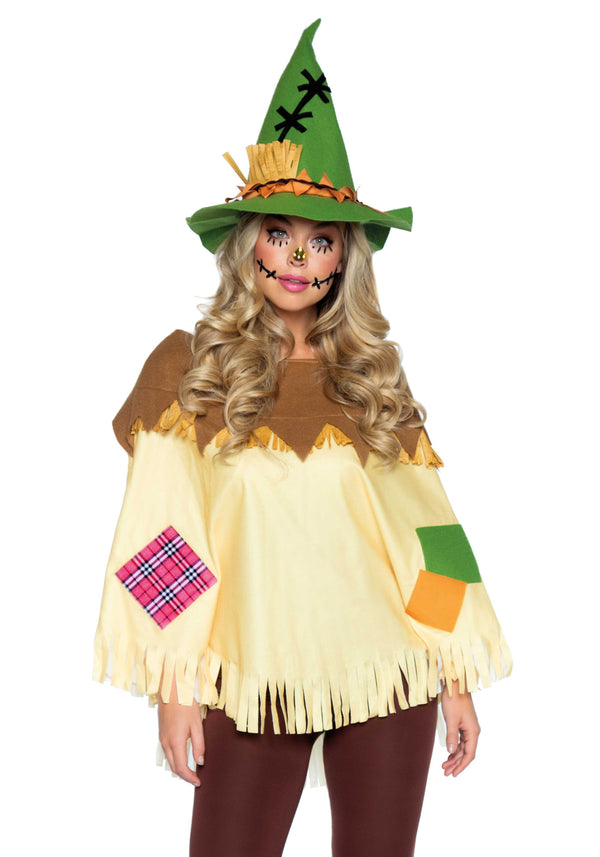 Leg Avenue 86935 Scarecrow Poncho and hat