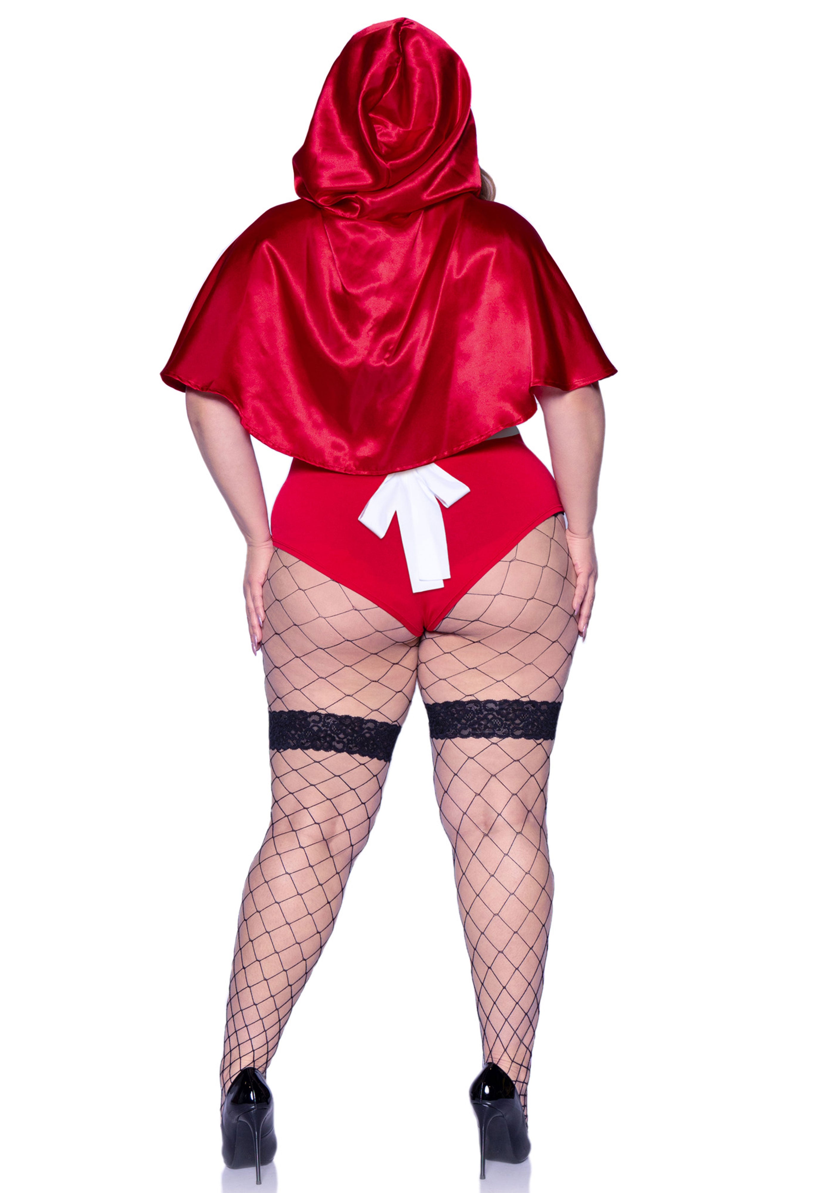 Leg Avenue 86975X Naughty Miss Red Plus Size