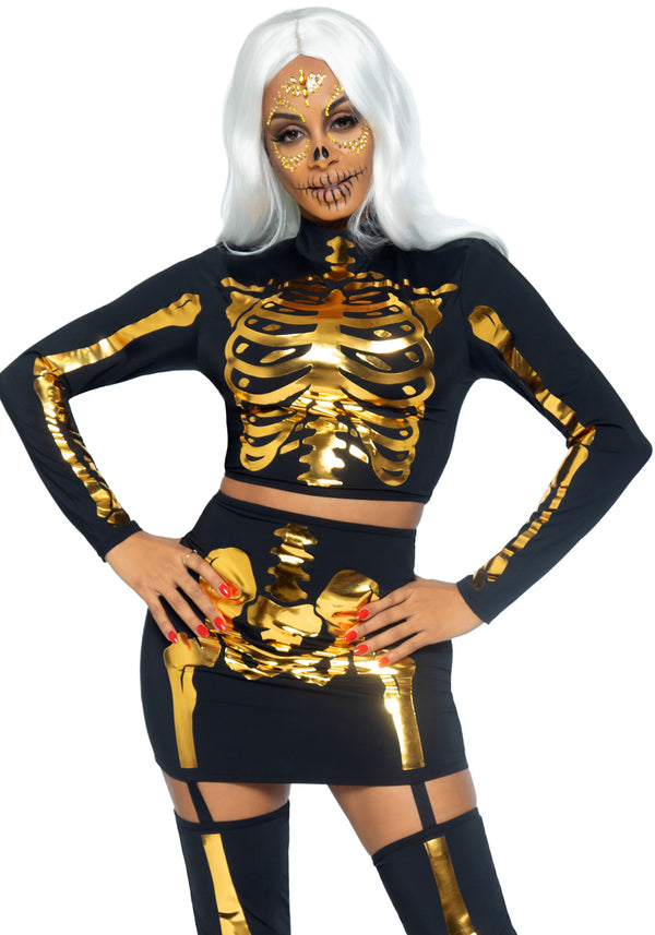 Leg Avenue 87061 Golden Skeleton