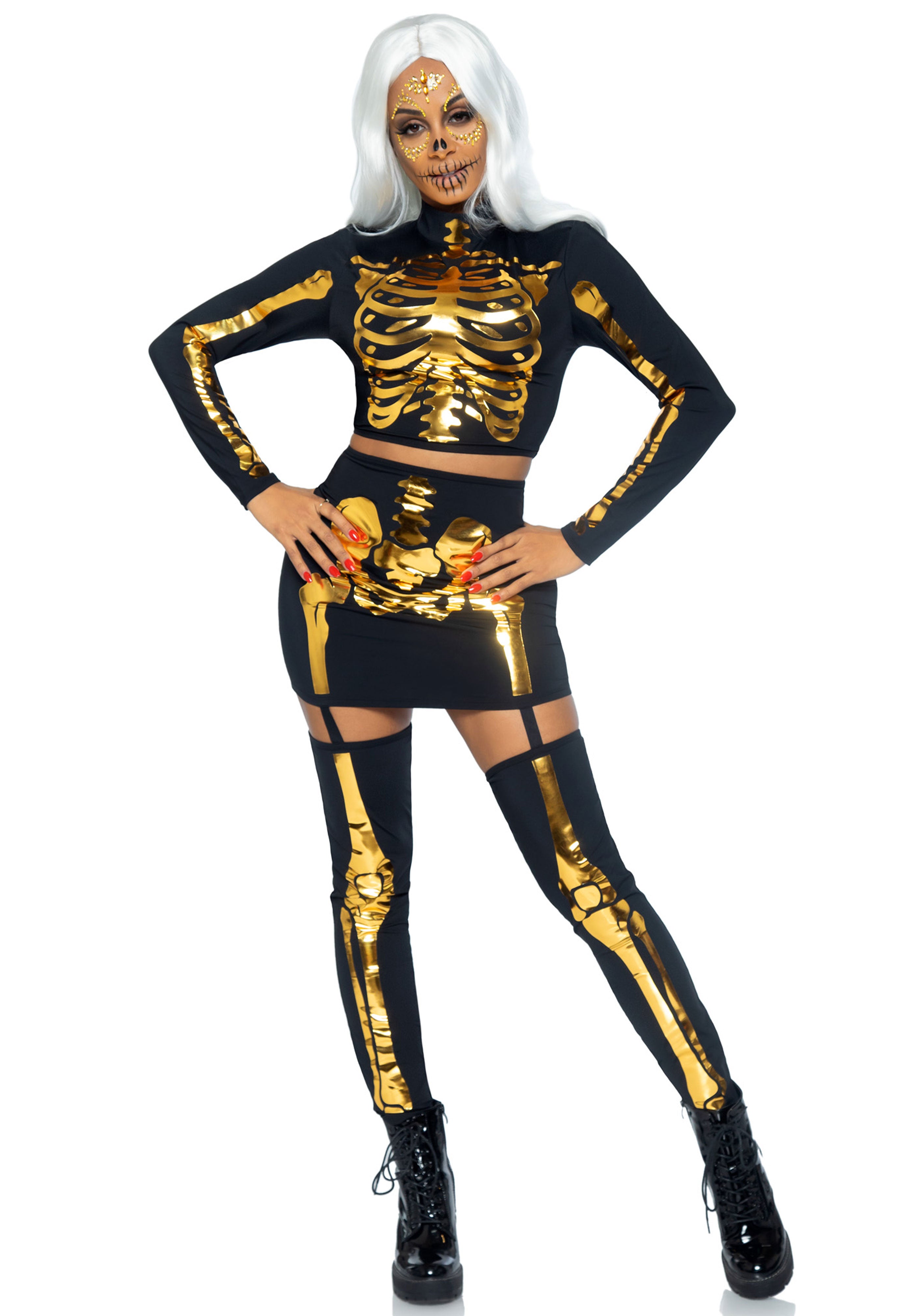 Leg Avenue 87061 Golden Skeleton