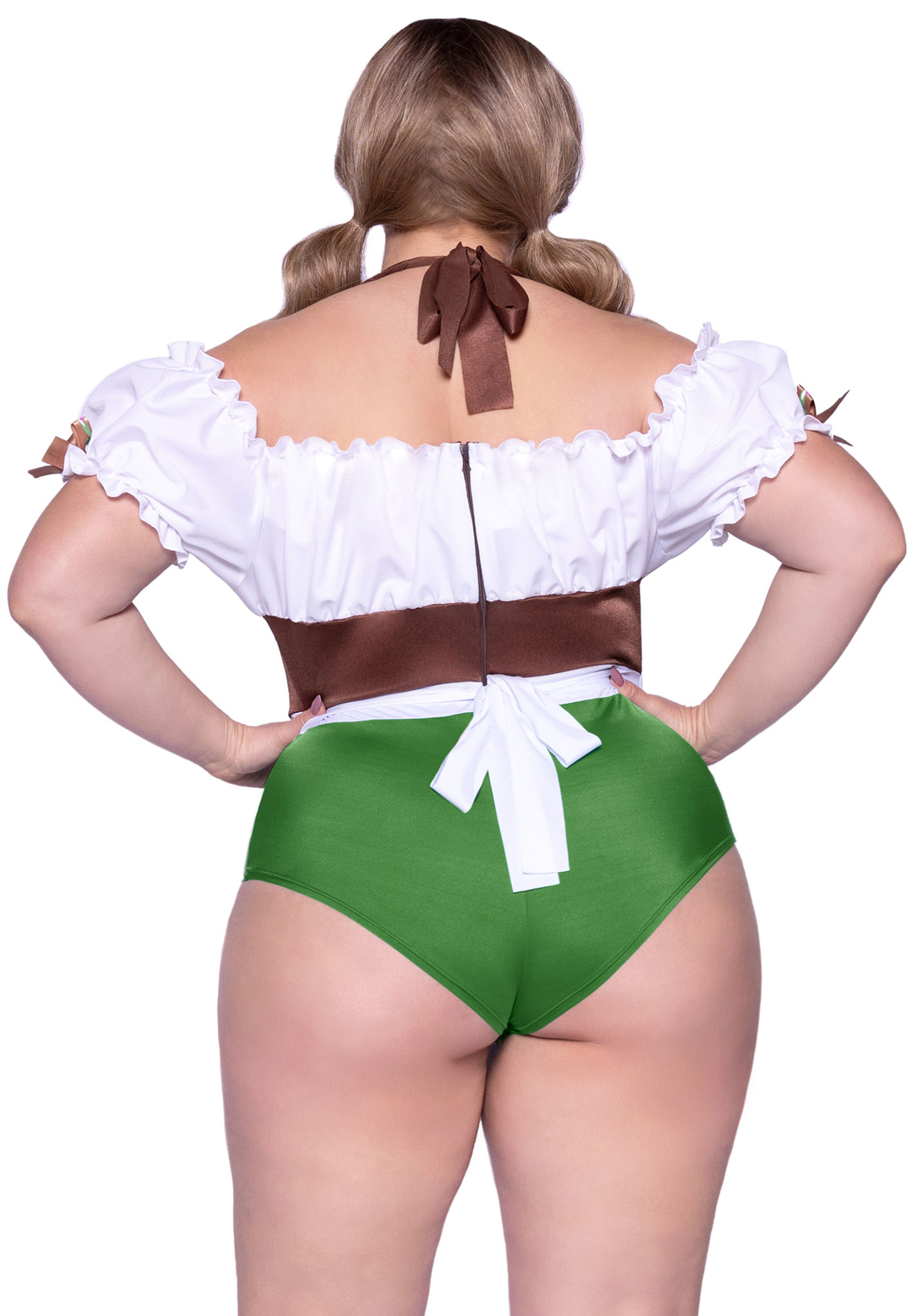 Leg Avenue 87112X Flirty Fraulein Bodysuit Plus Size