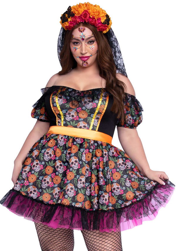 Leg Avenue 87153XMarigold Catrina Dress Plus Size