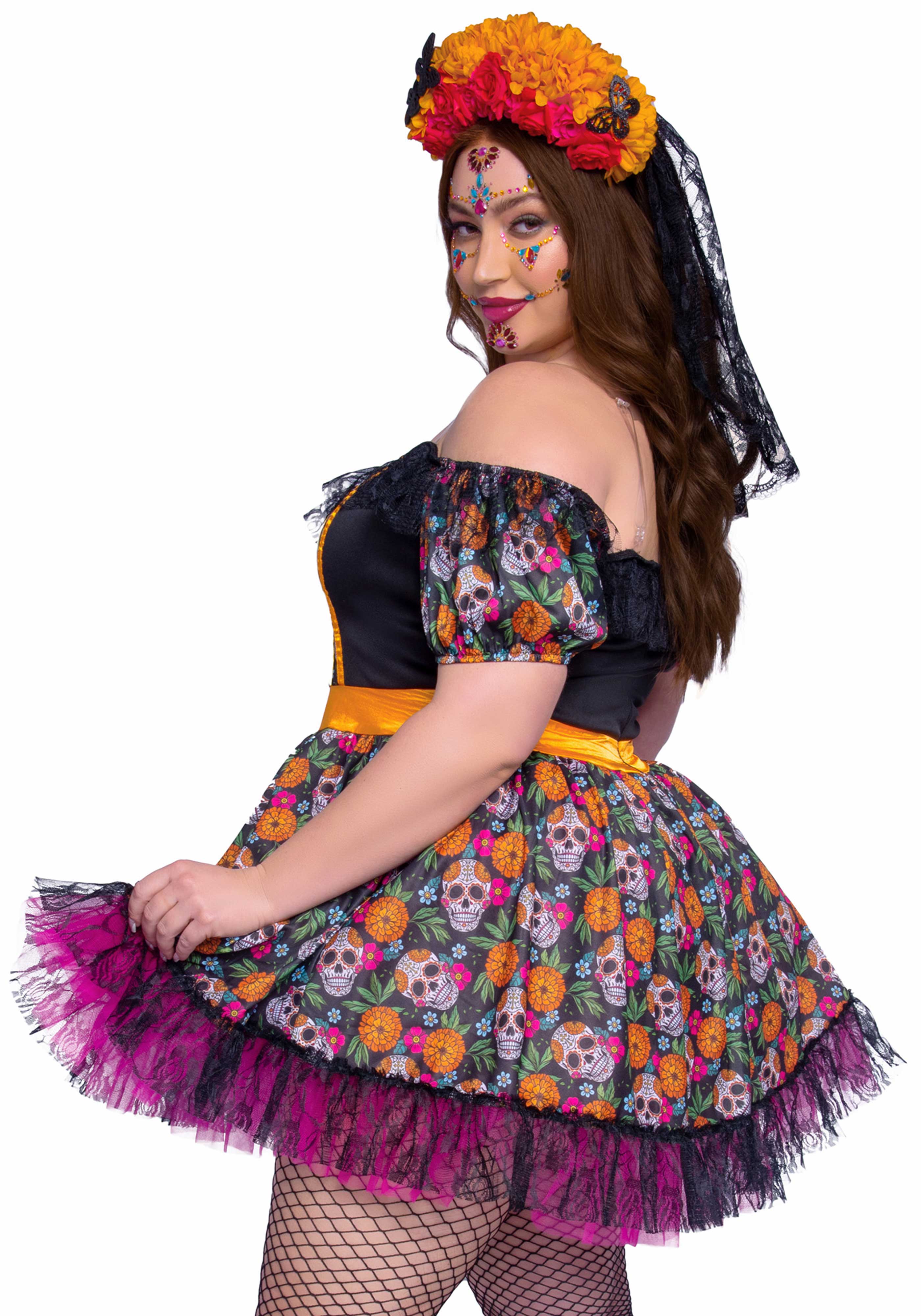 Leg Avenue 87153XMarigold Catrina Dress Plus Size