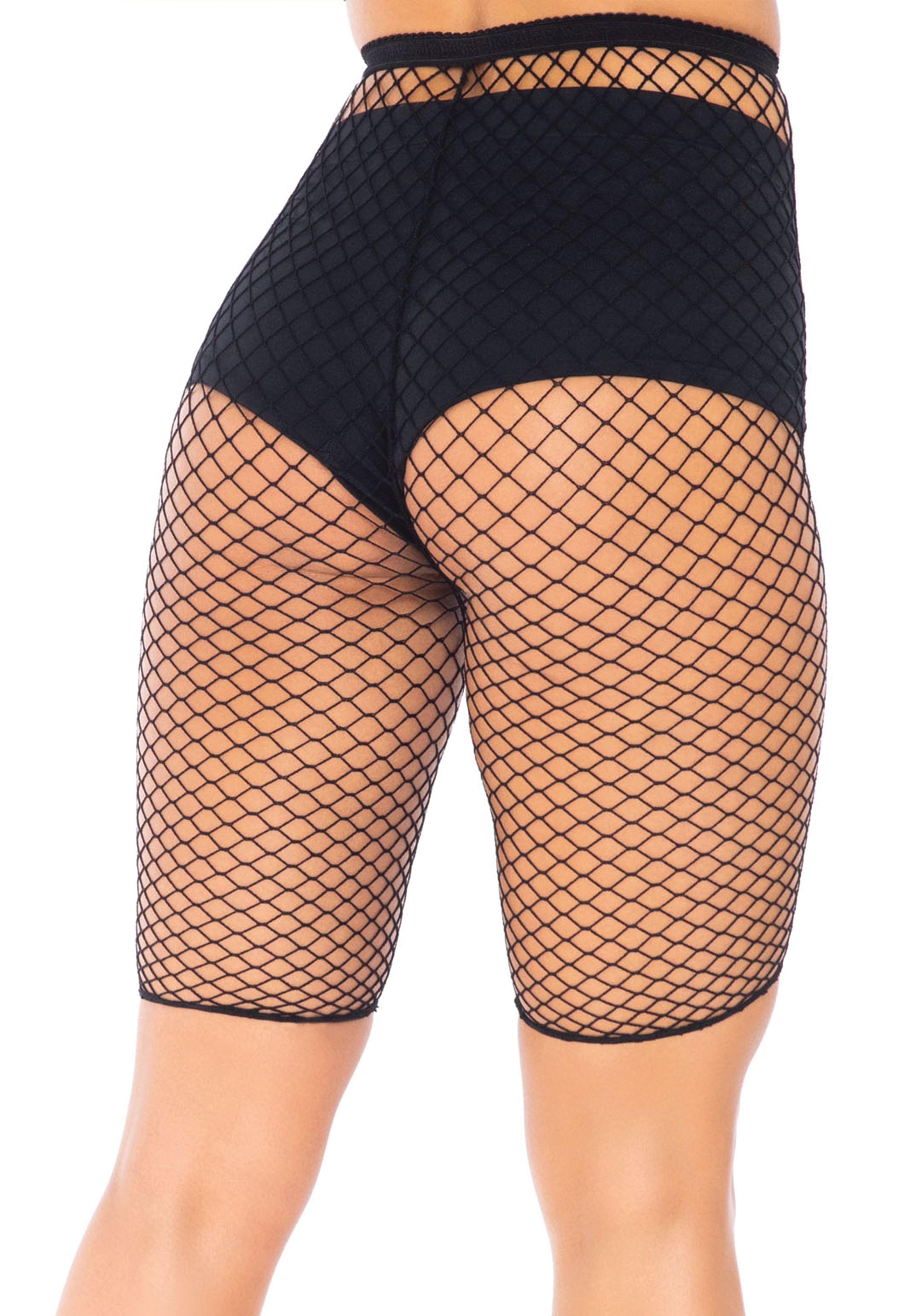 Leg Avenue 8882X Industrial Net biker shorts Plus Size