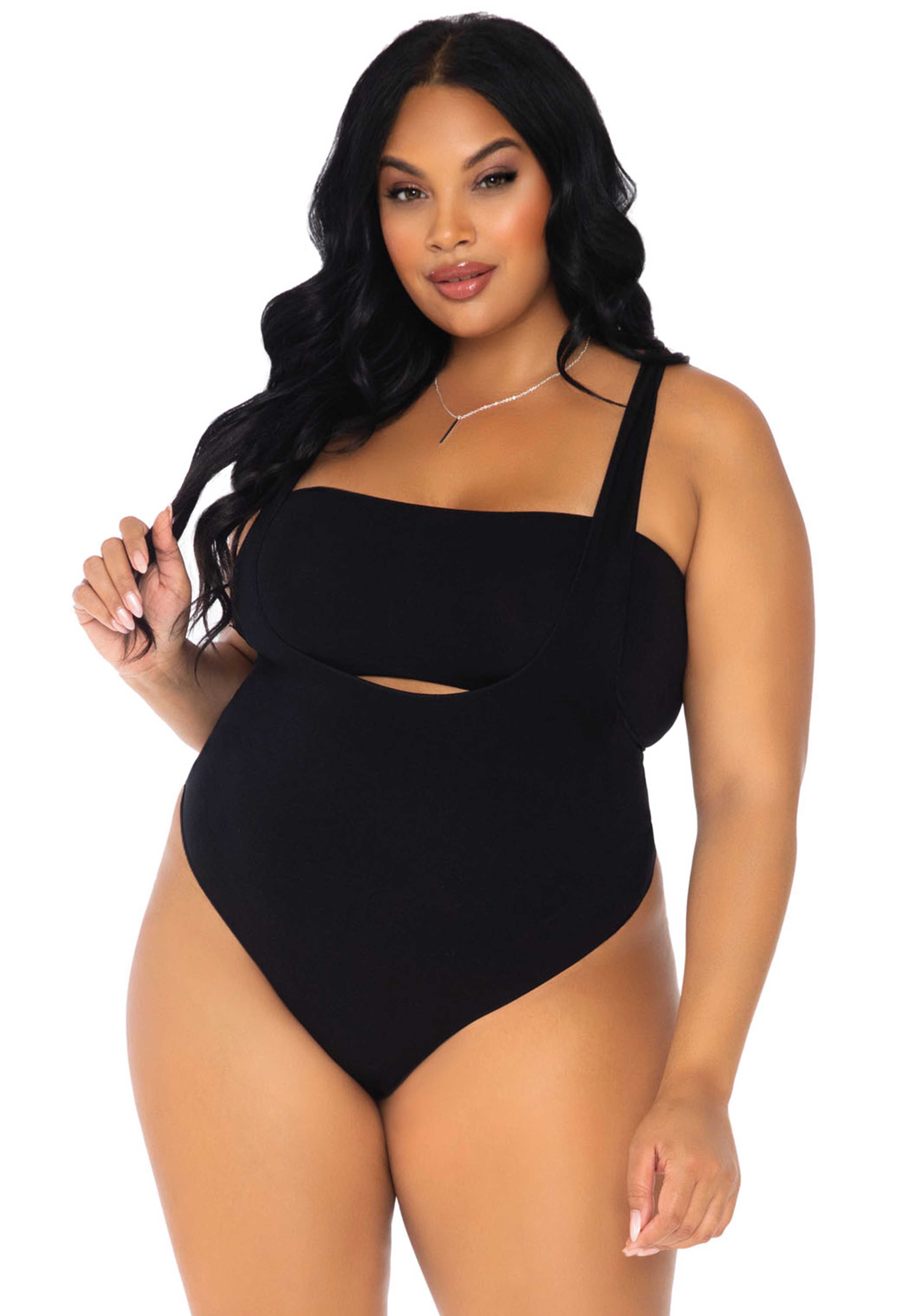 Leg Avenue 89261X Bandeau & suspender bodysuit Plus Size