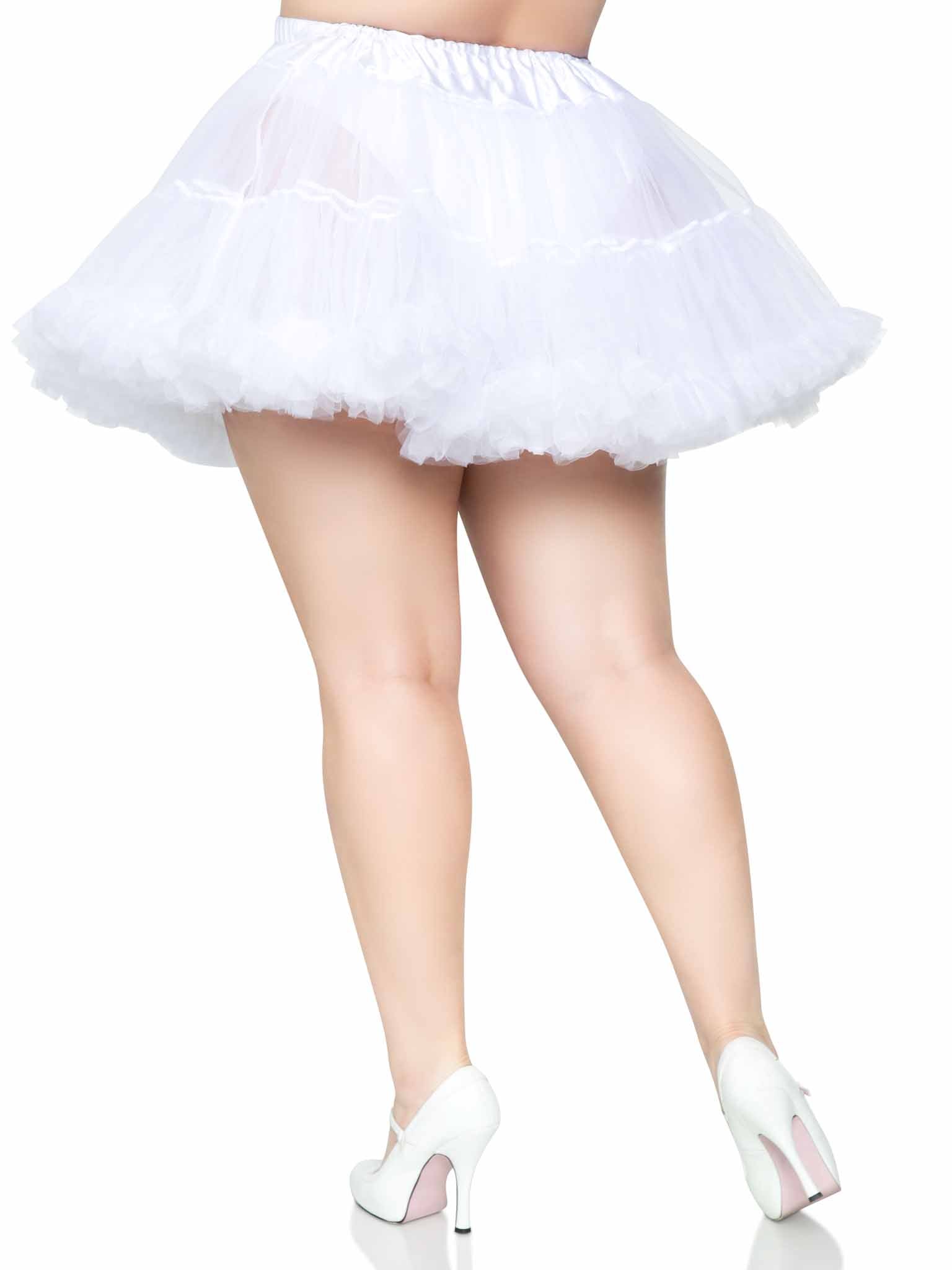 Plus Size Layered Tulle Petticoat Costume Skirt