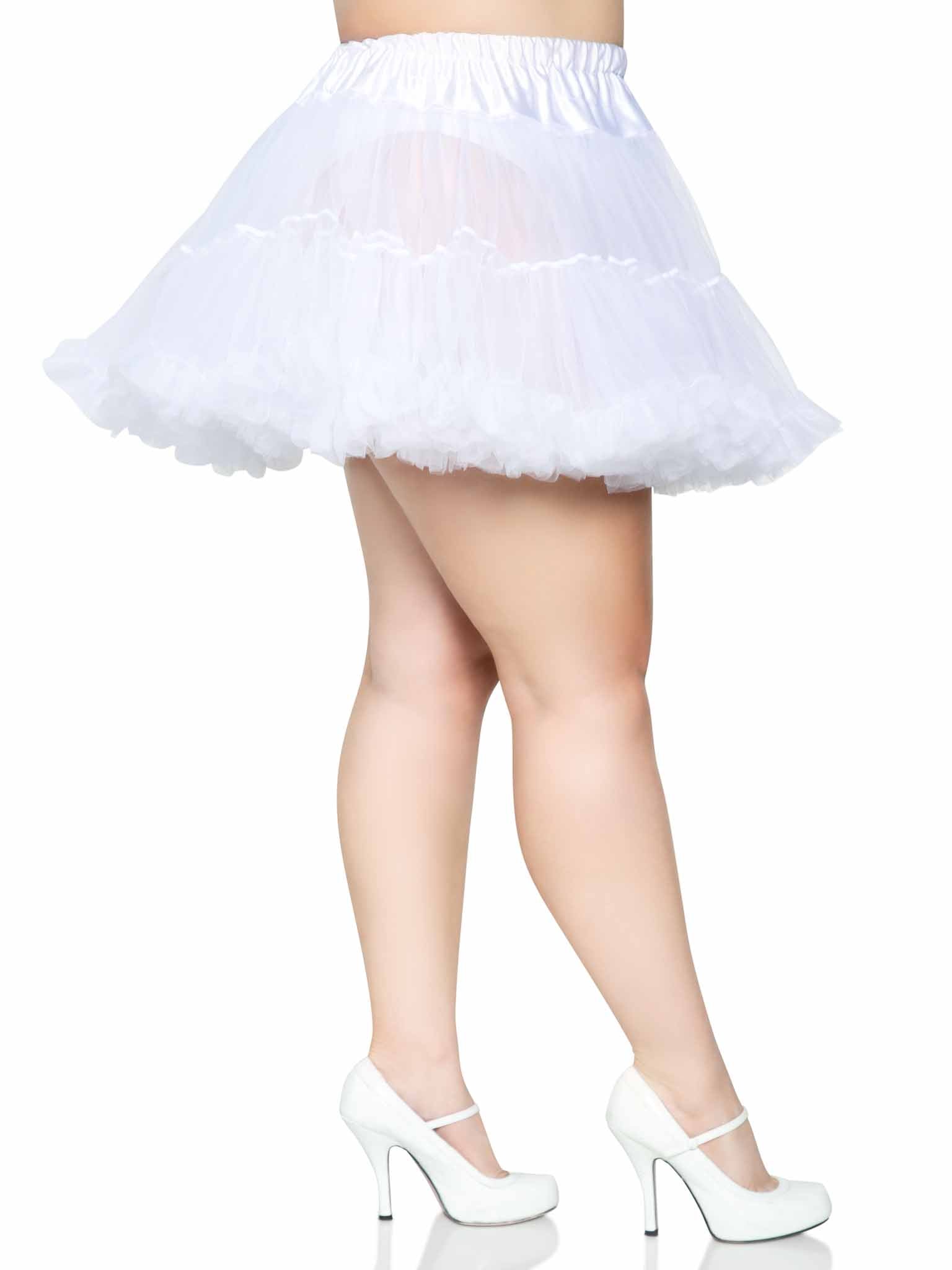 Plus Size Layered Tulle Petticoat Costume Skirt