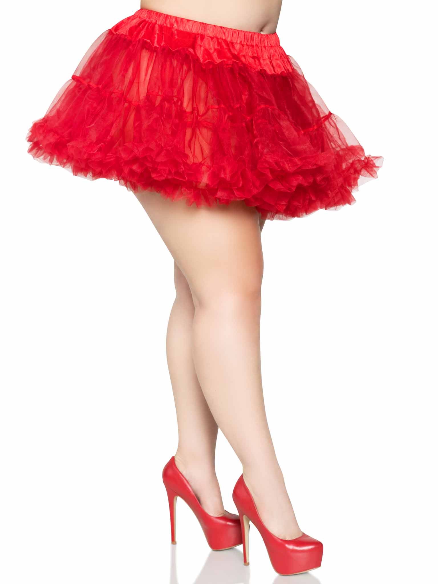 Plus Size Layered Tulle Petticoat Costume Skirt