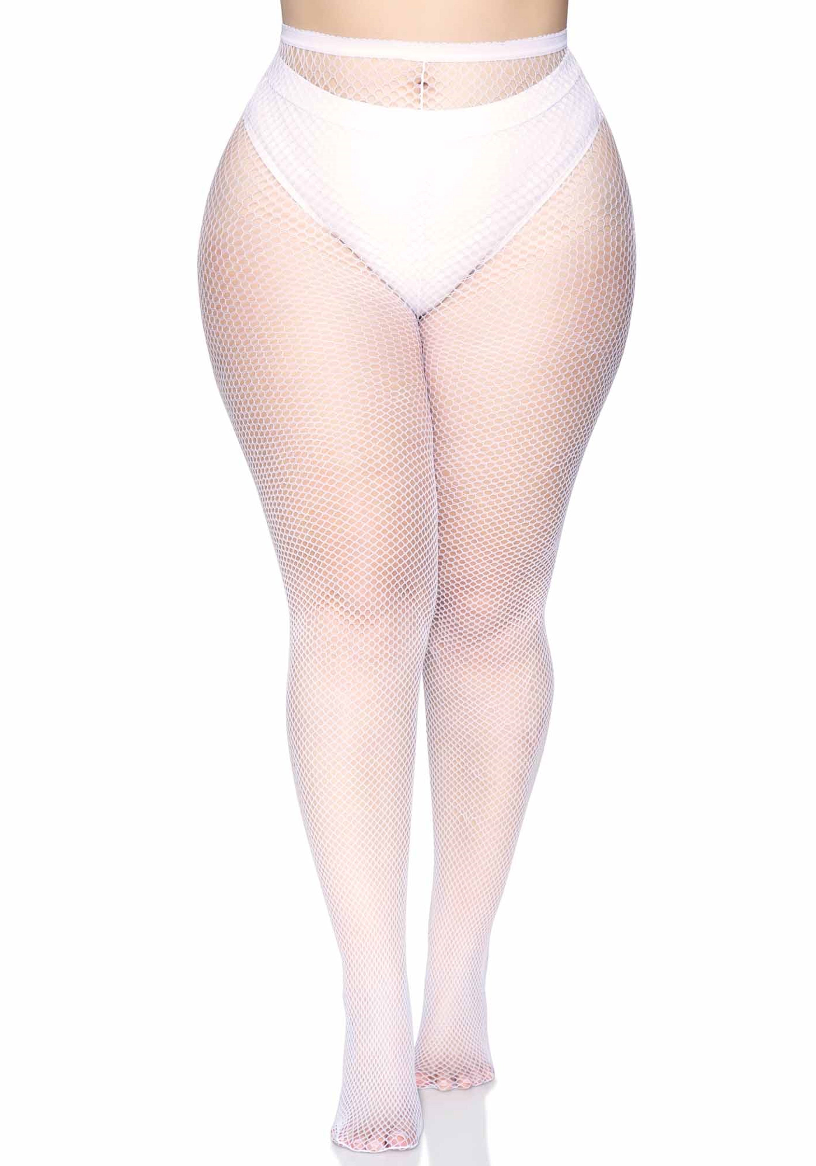 Leg Avenue 9001Q Fishnet Pantyhose Plus Size