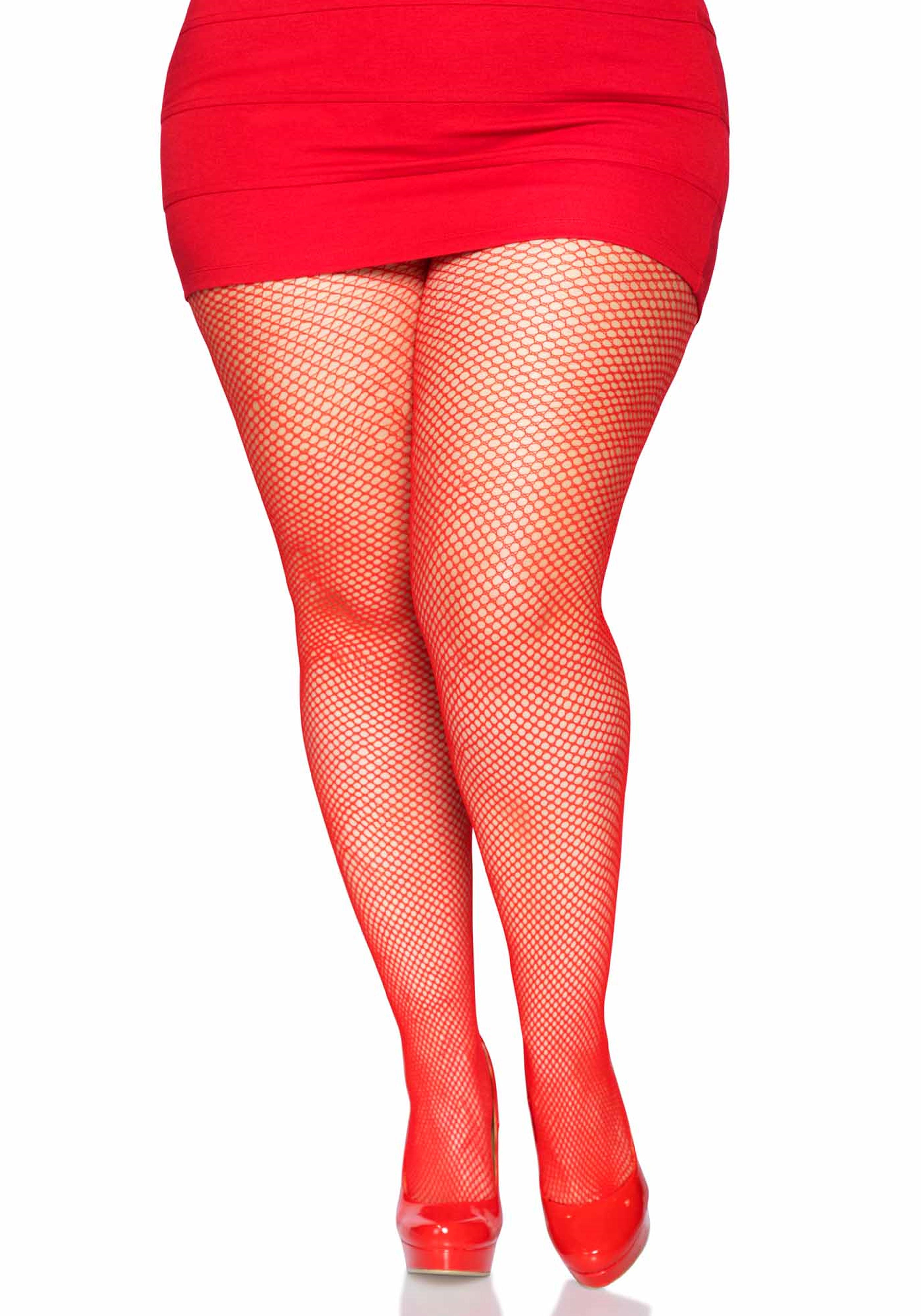 Leg Avenue 9001Q Fishnet Pantyhose Plus Size