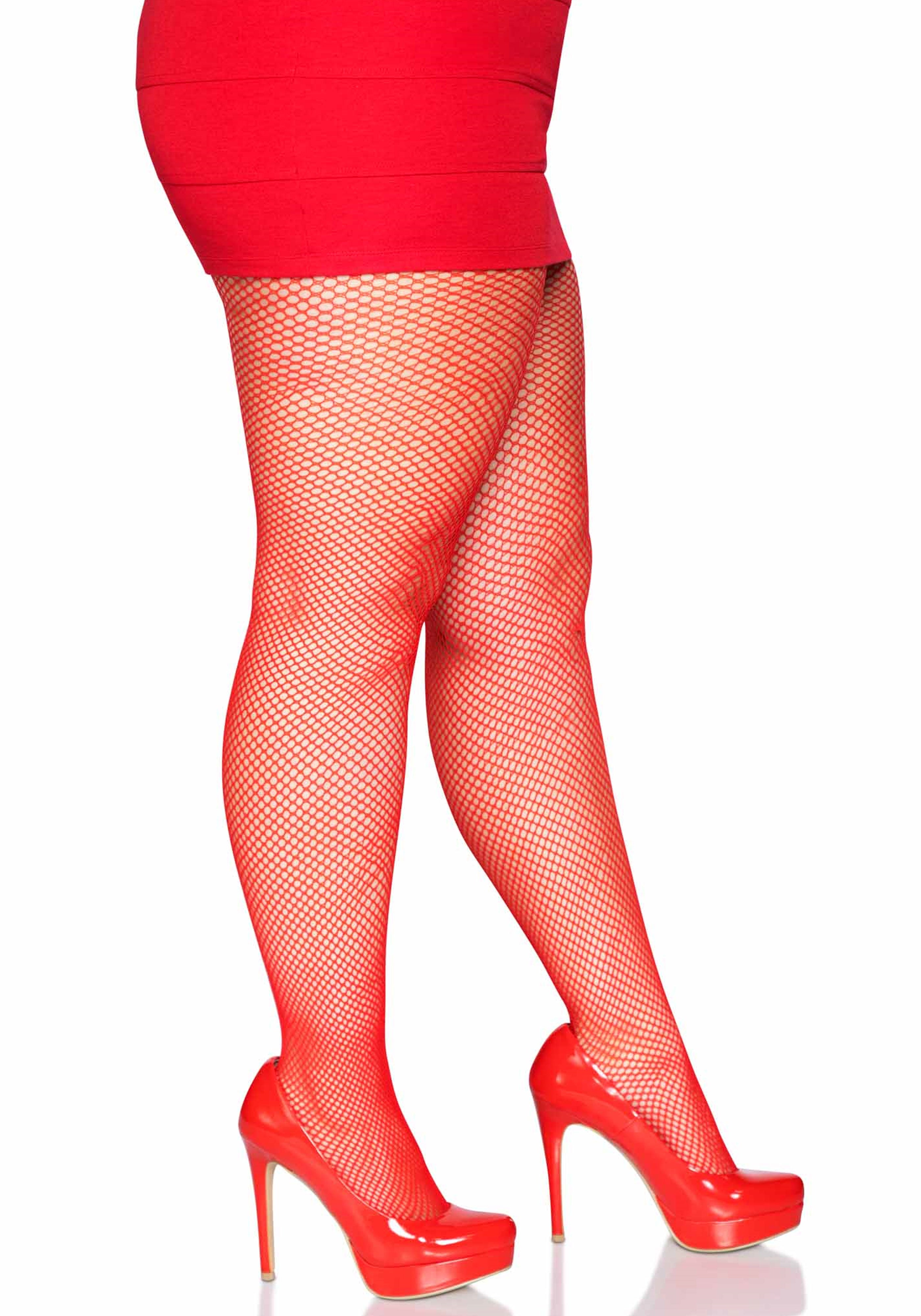 Leg Avenue 9001Q Fishnet Pantyhose Plus Size