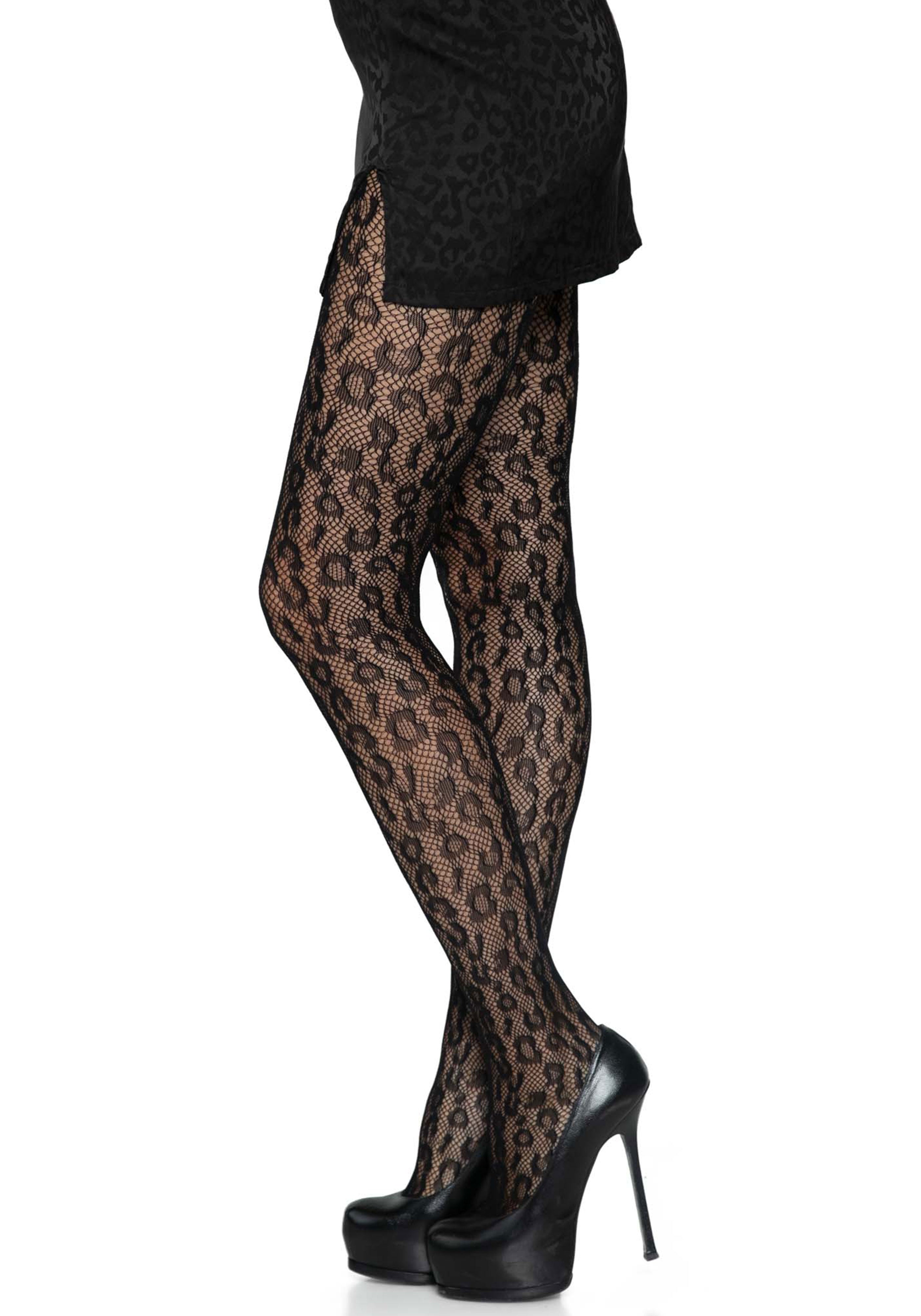 Leg Avenue 9716 Leopard net tights