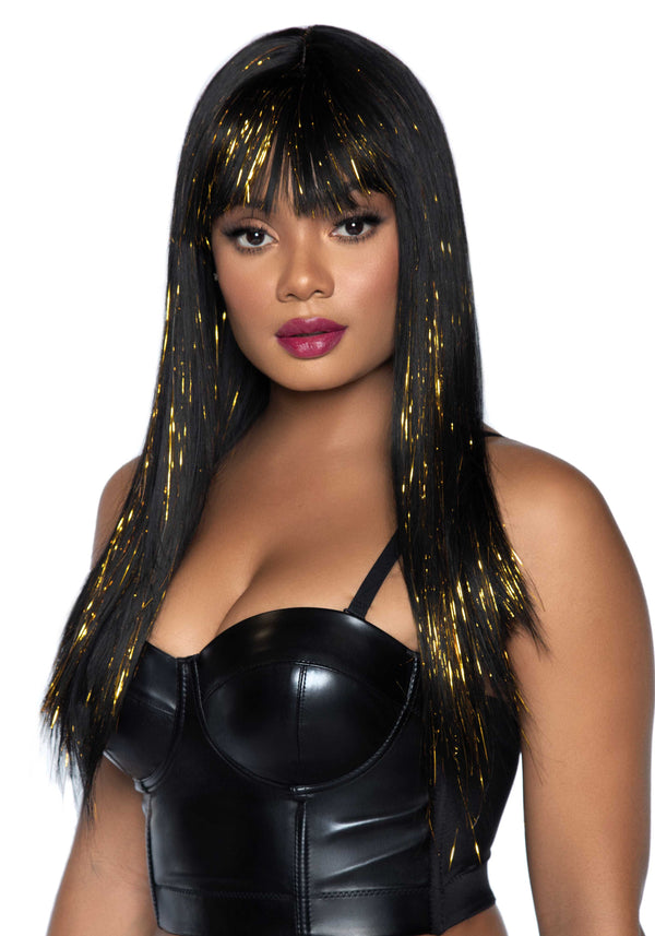 Leg Avenue A2878 Long bang wig with tinsel