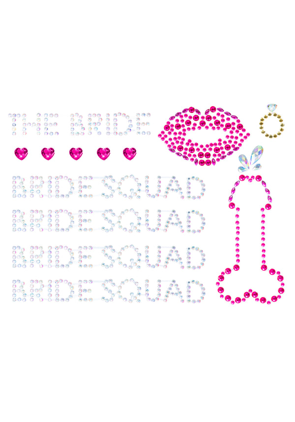 Leg Avenue BODY017 Bride Squad bodyjewels sticker