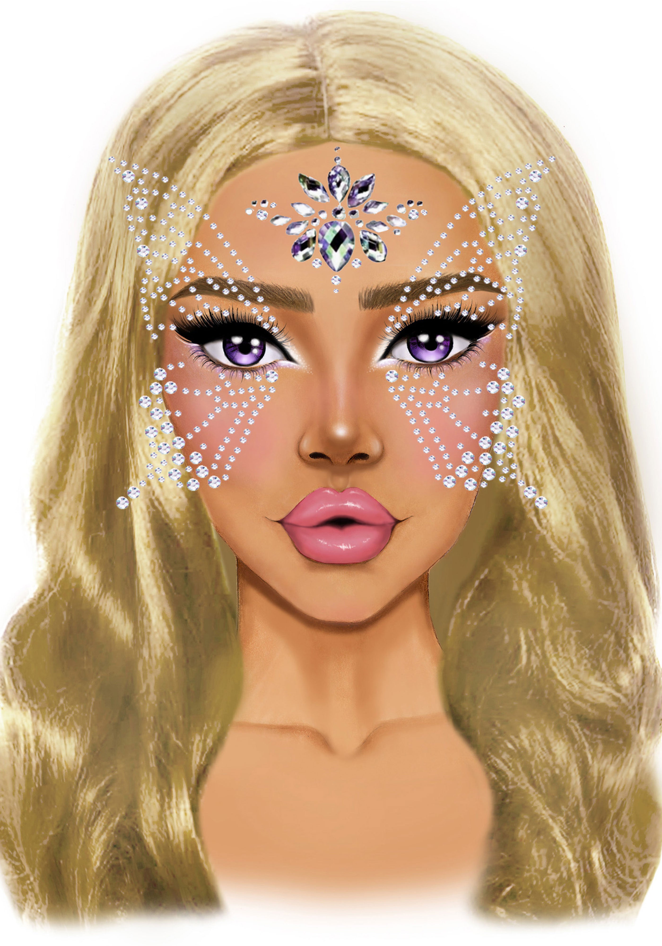 Leg Avenue EYE041 Fairy adhesive face jewels
